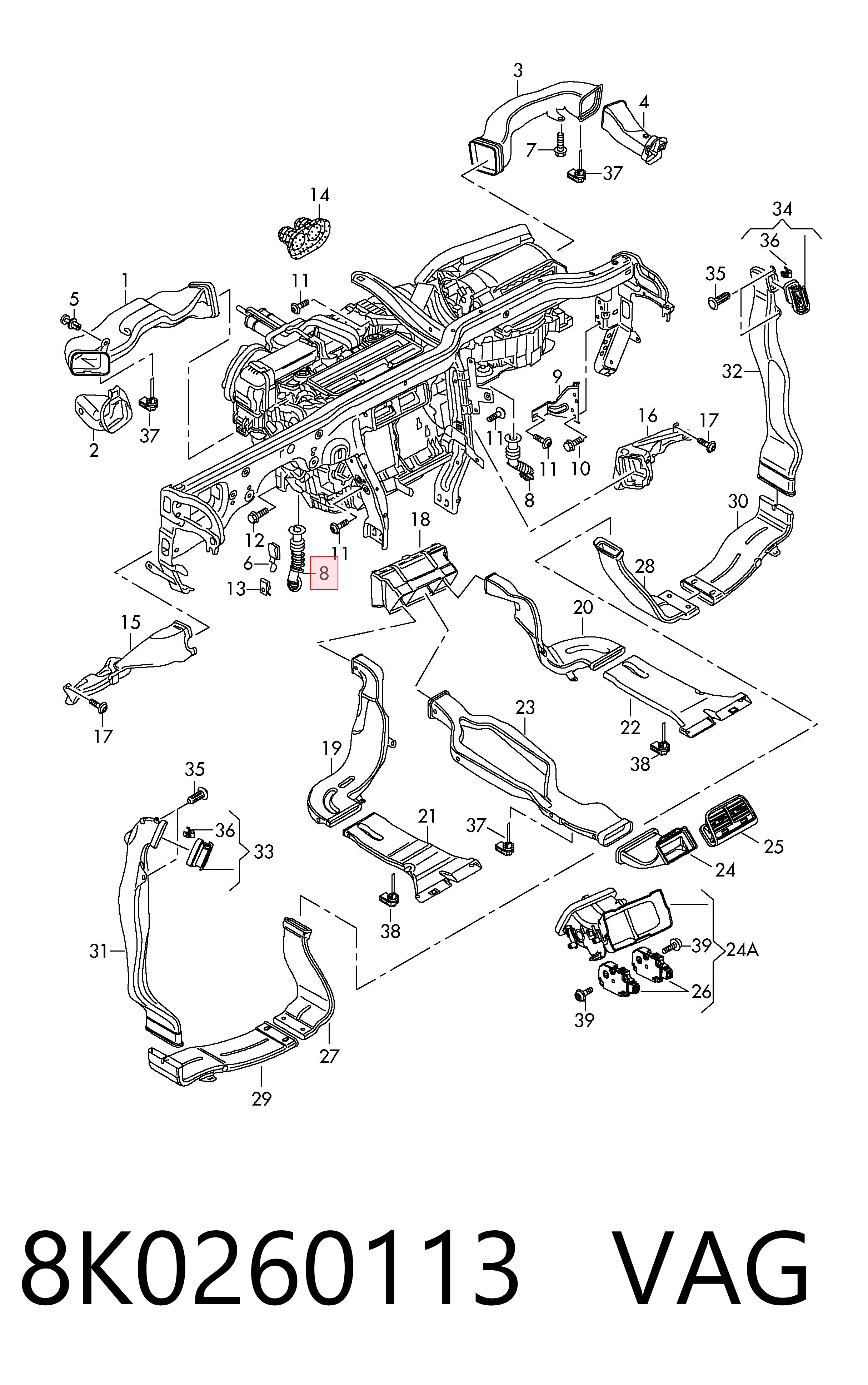 8K0260113 VAG 