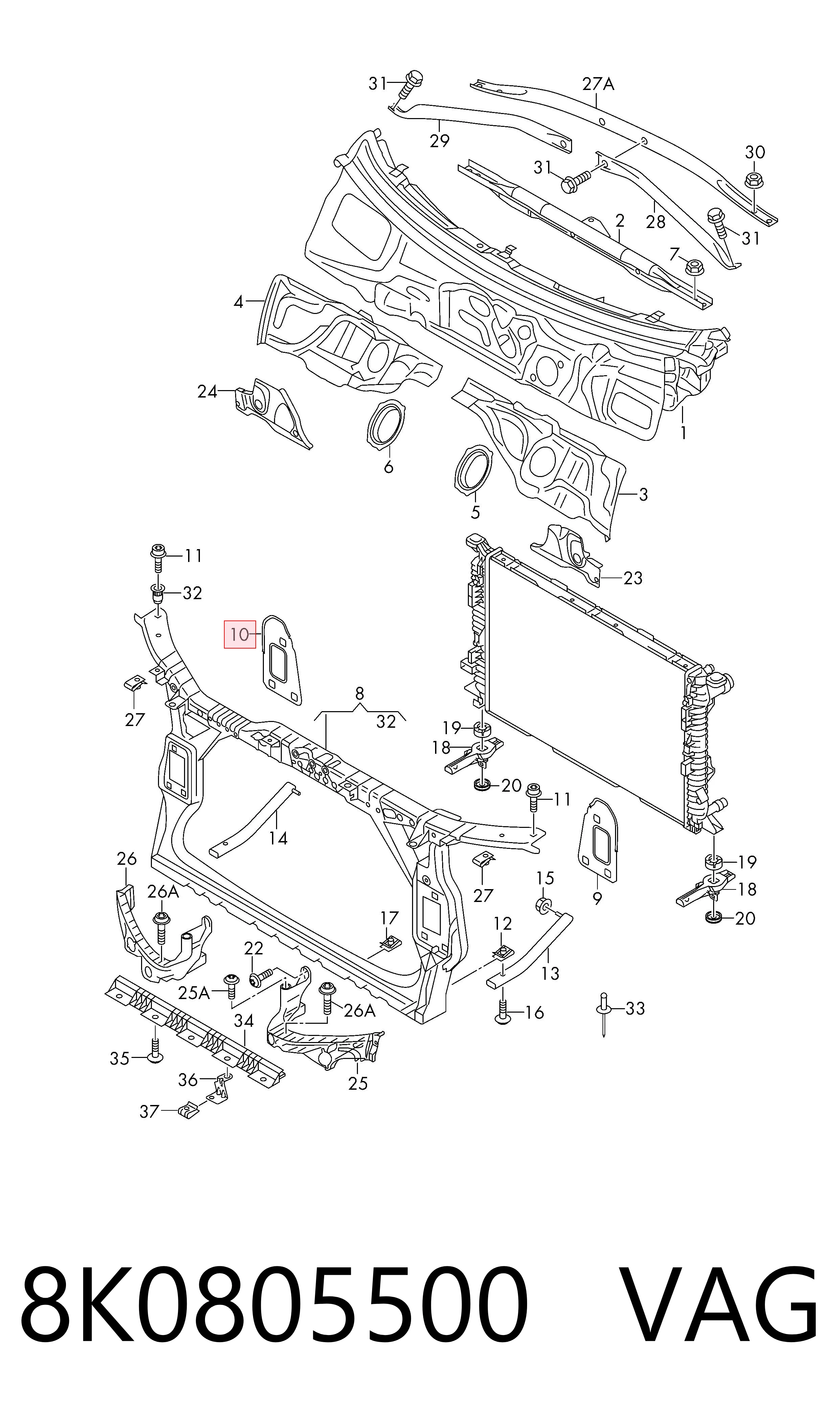 8K0805500 VAG 