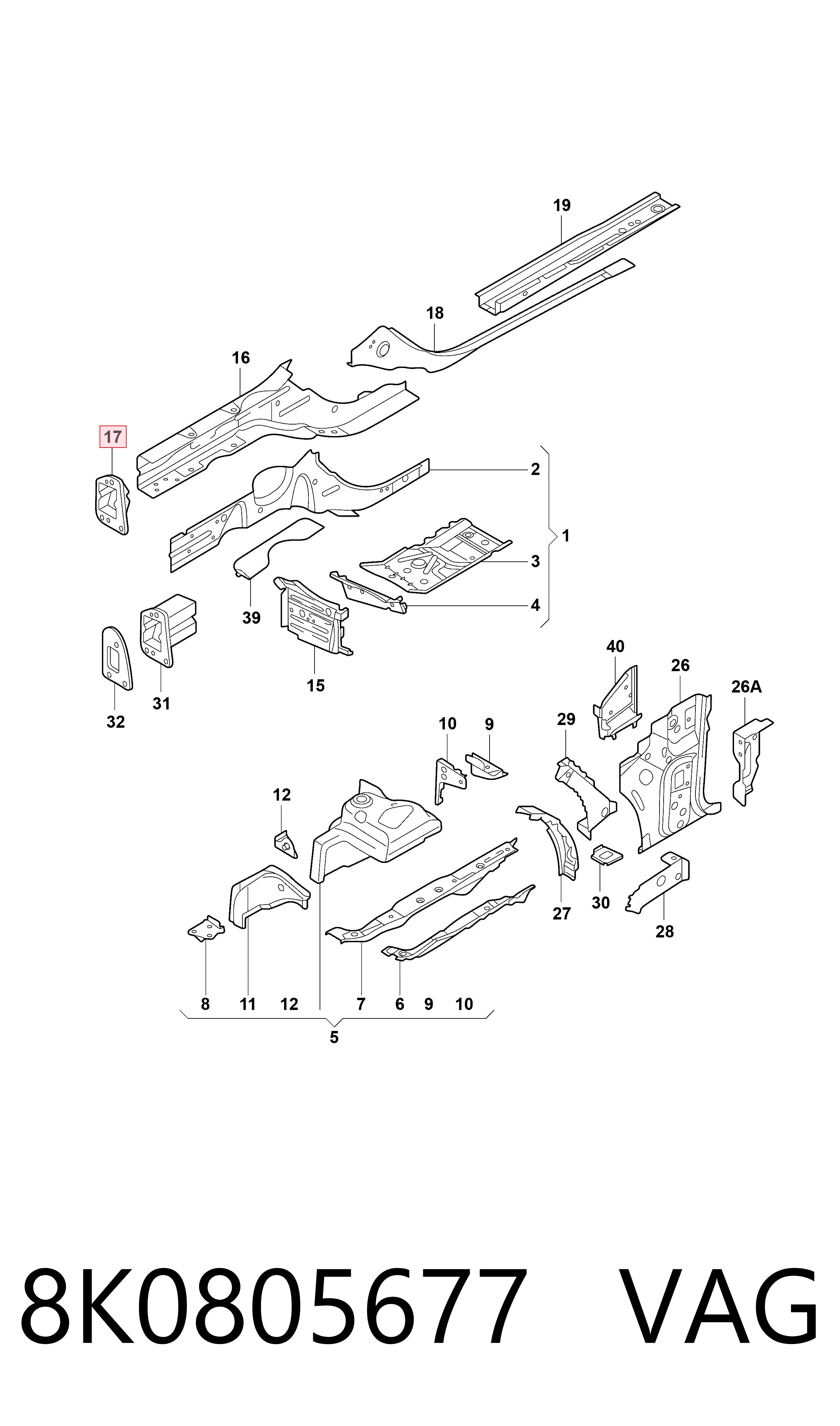 8K0805677 VAG 