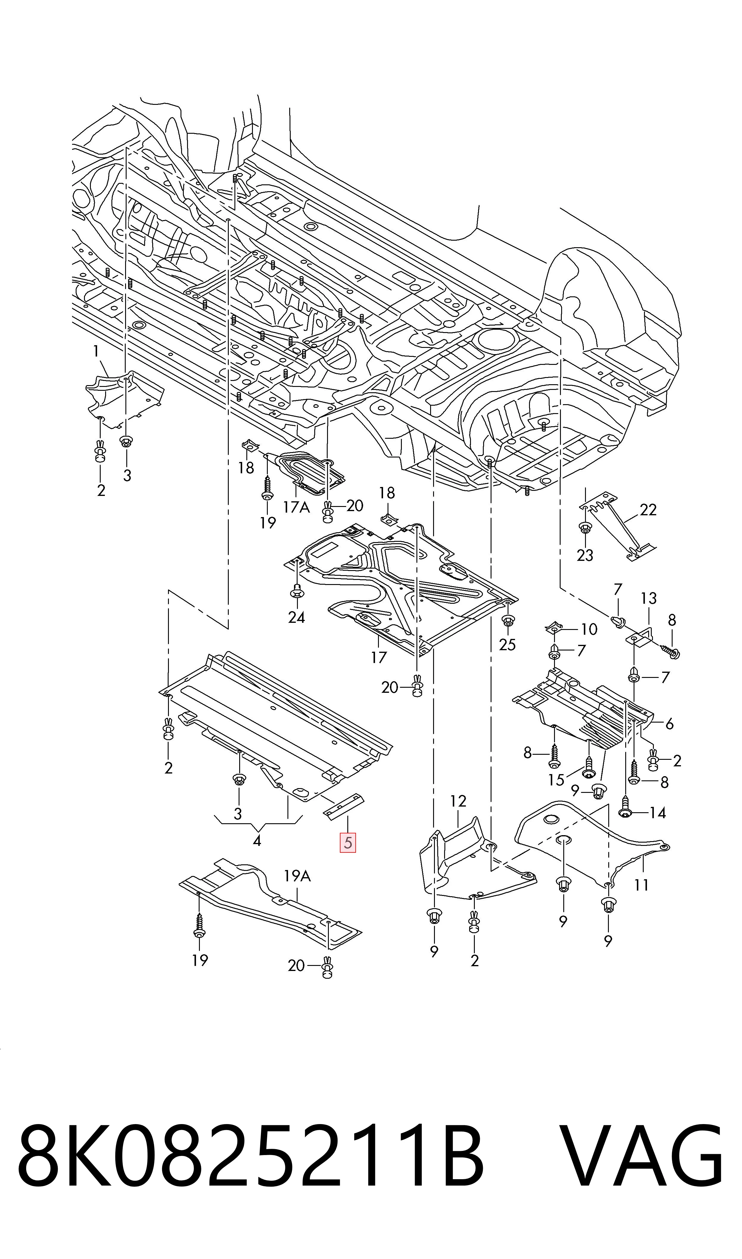 8K0825211B VAG 