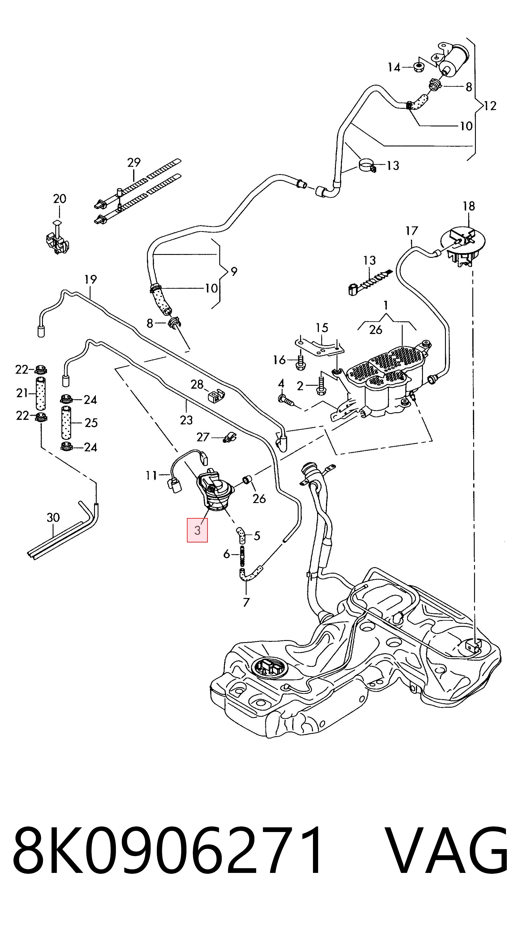 8K0906271 VAG 