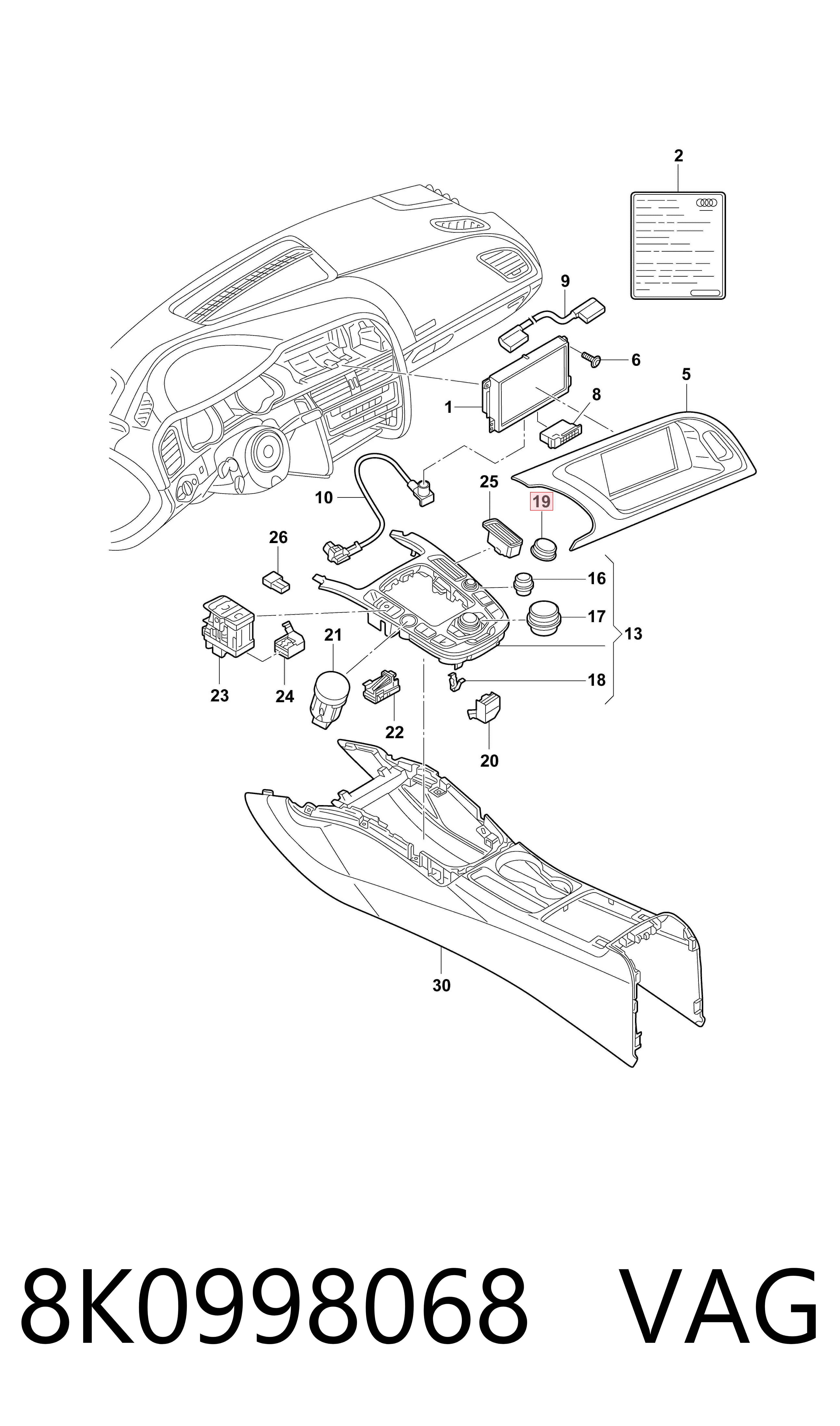 8K0998068 VAG 