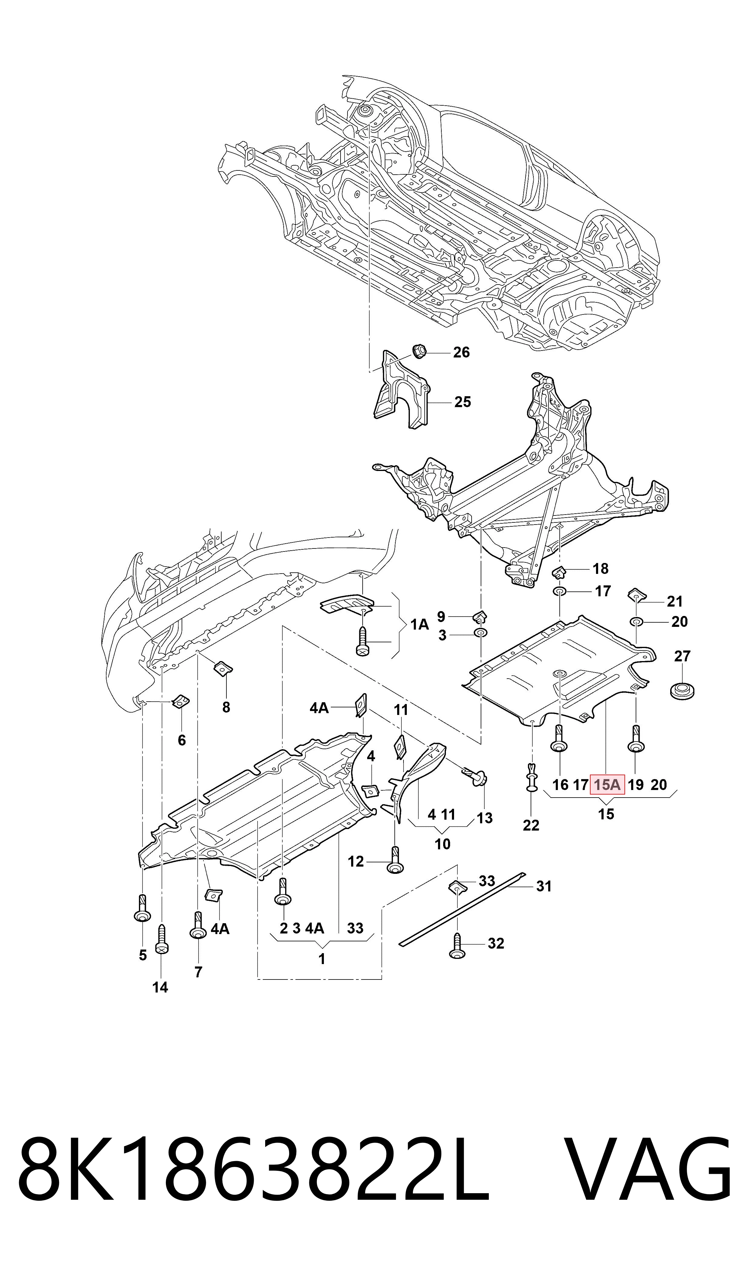 Захист двигуна задній Magneti Marelli CVR98391