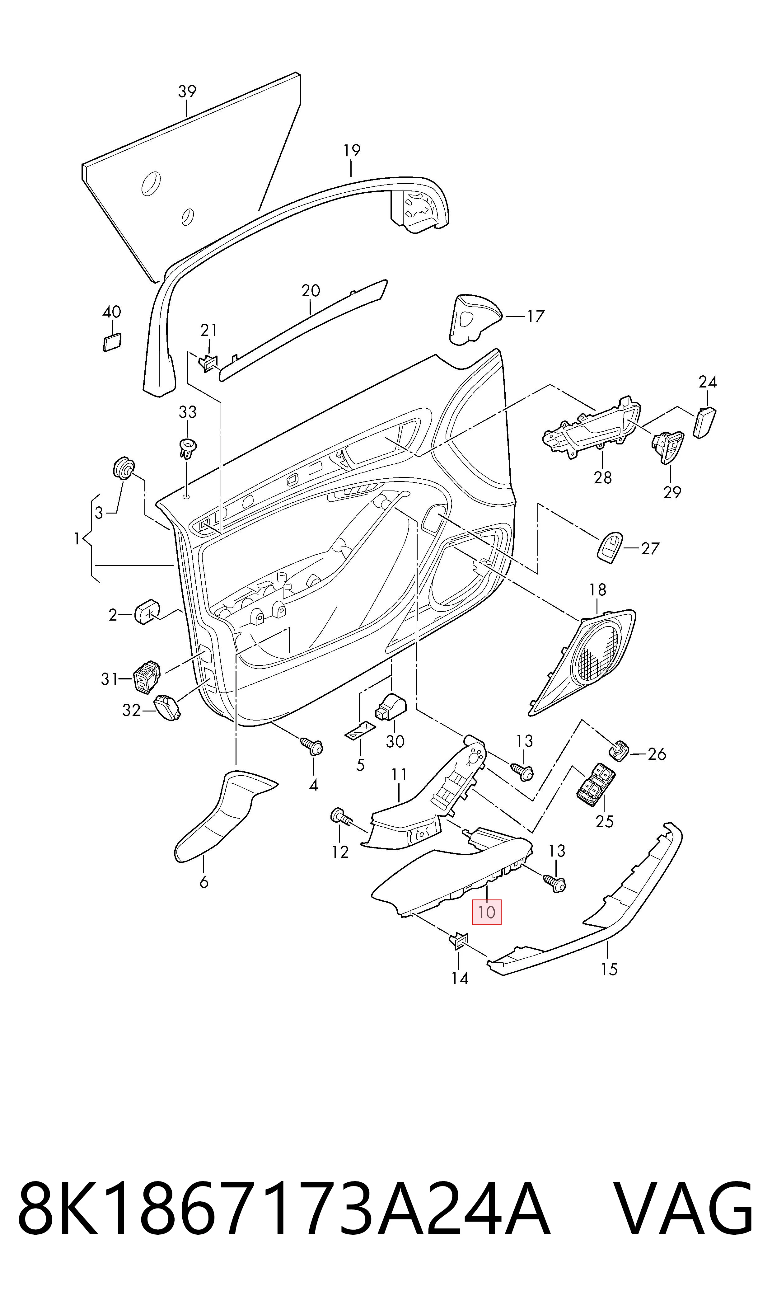 8K1867173A24A VAG