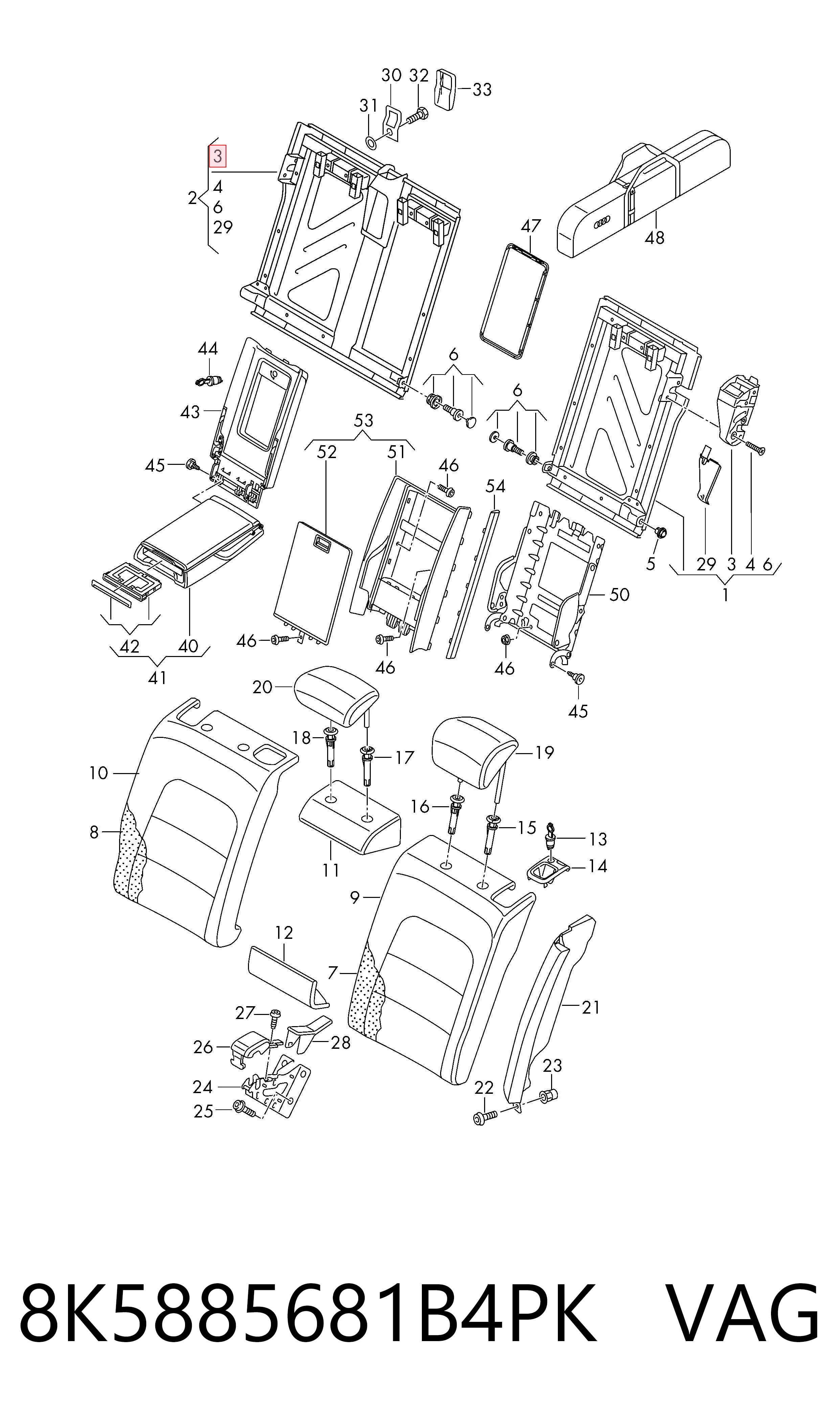 8K5885681B4PK VAG