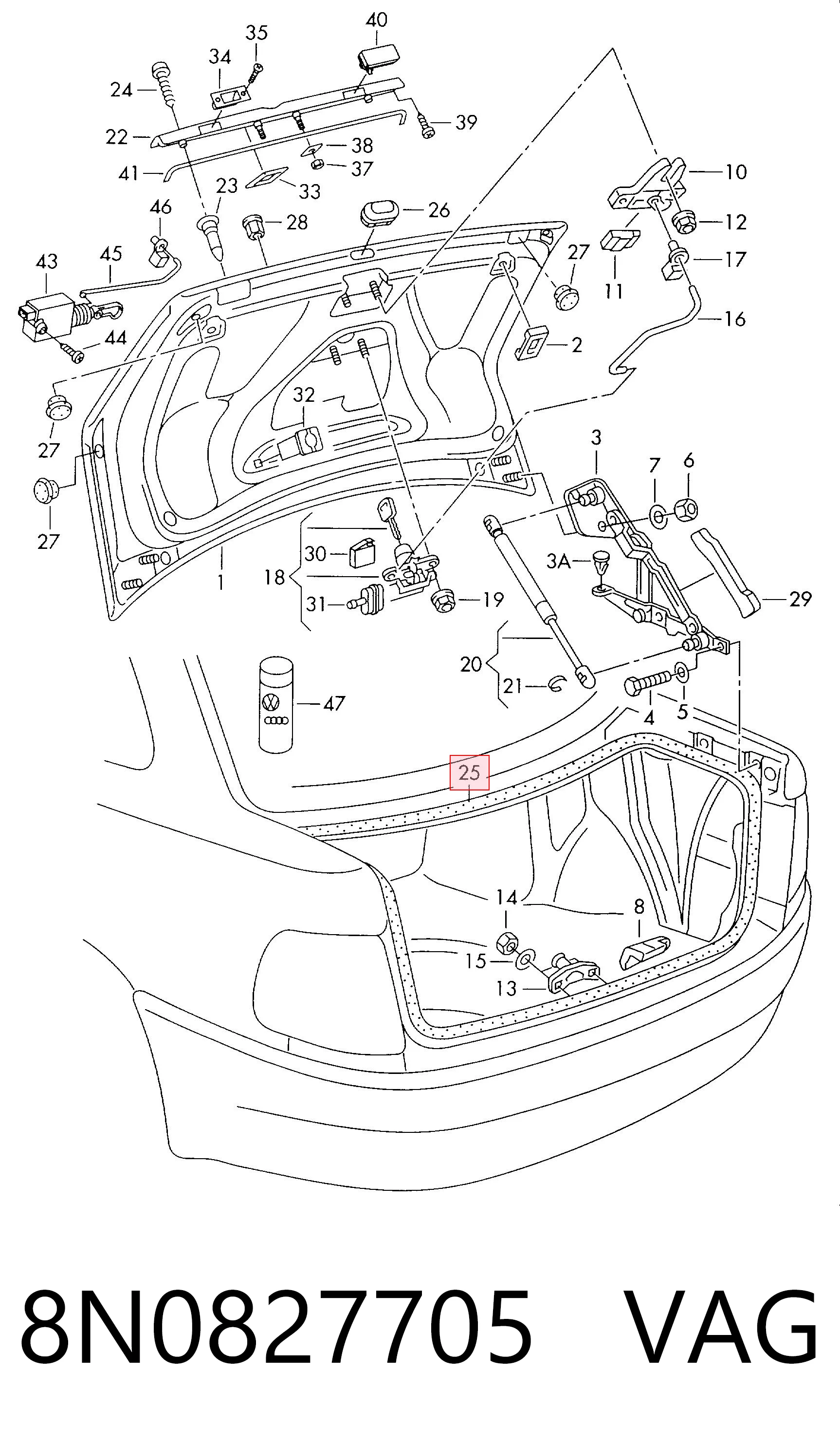 8N0827705 VAG 