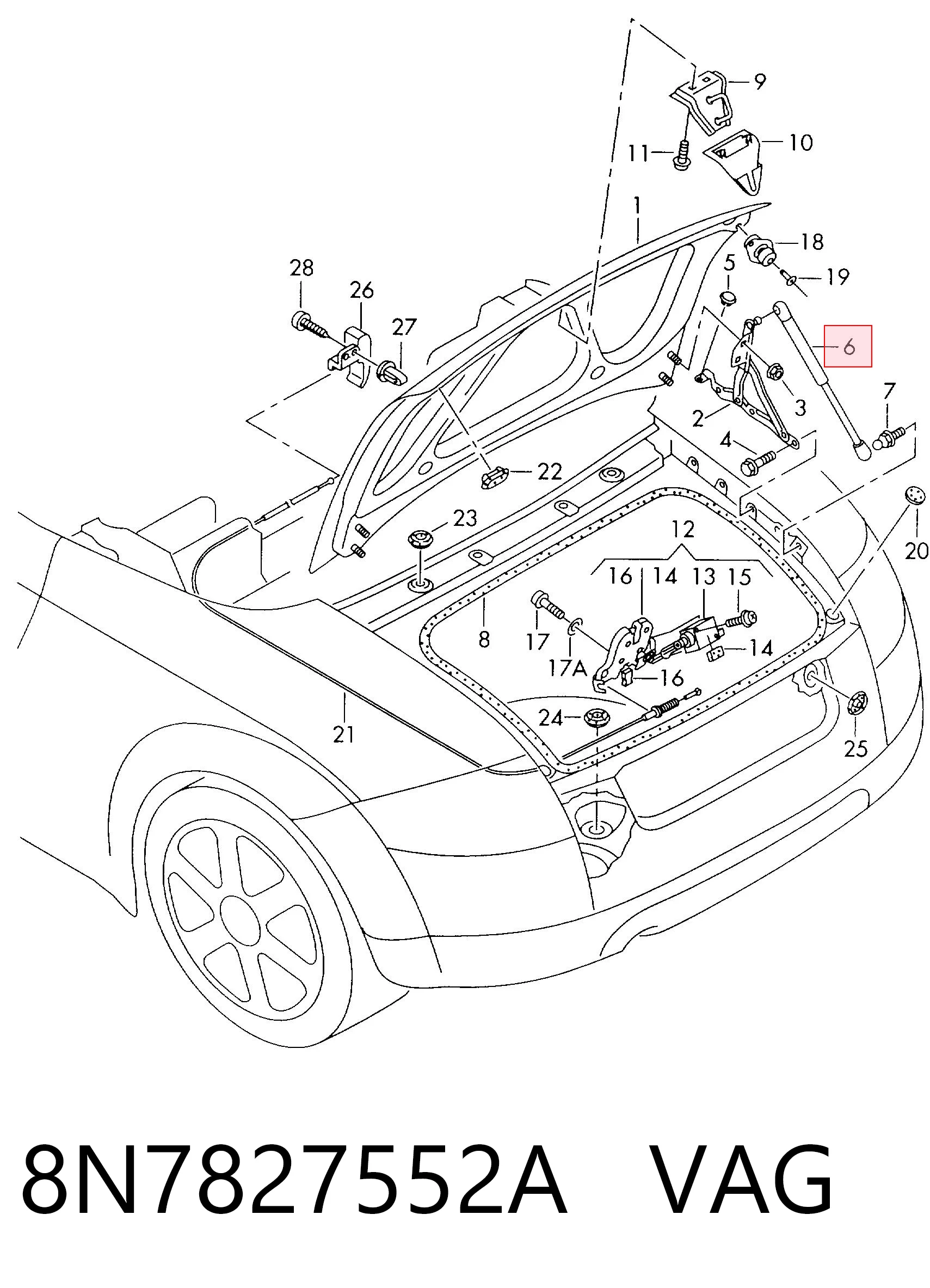 Амортизатор двері задньої Magneti Marelli 430719093300 ціна, від 13.23 USD
