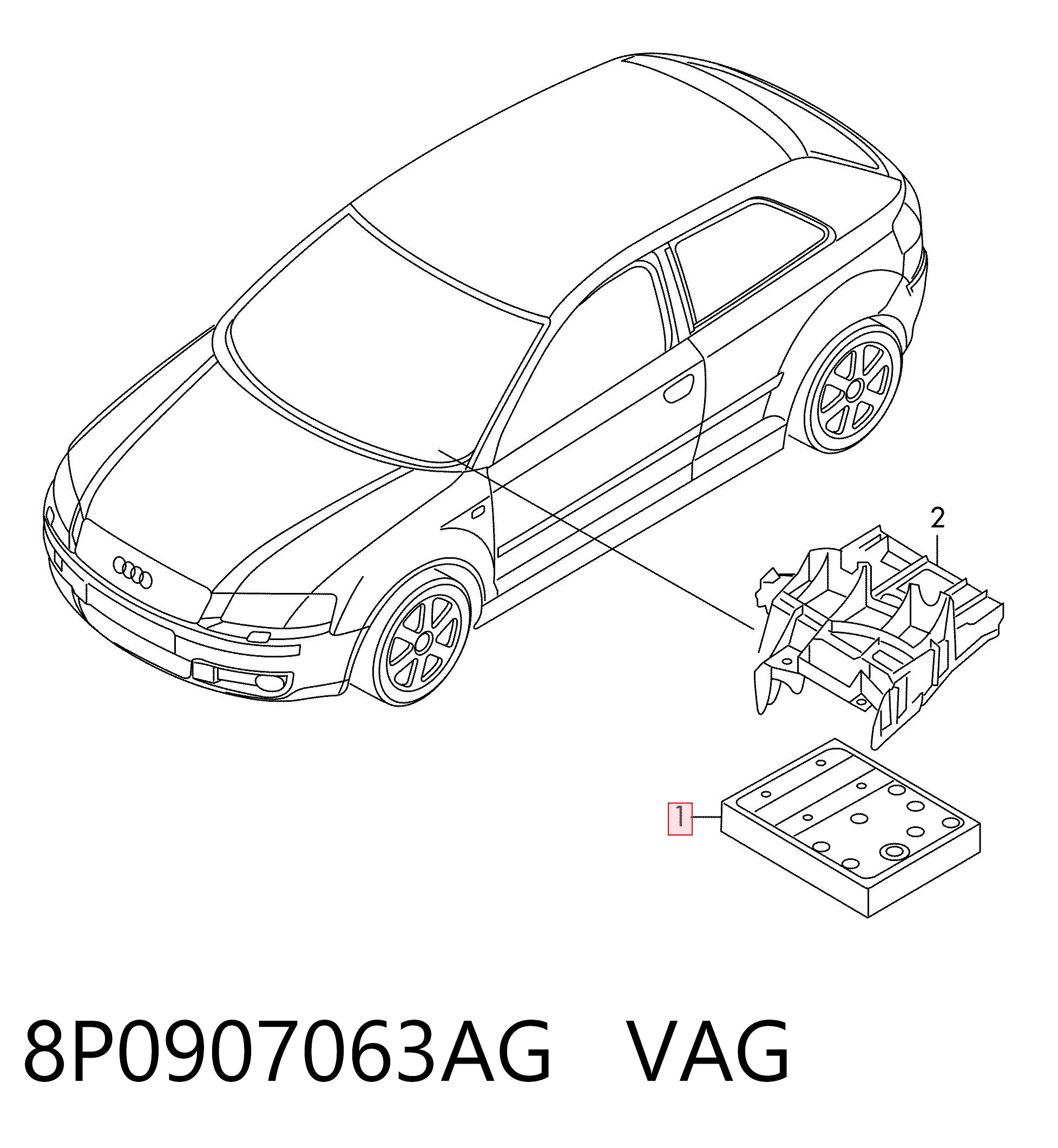 8P0907063AG VAG 