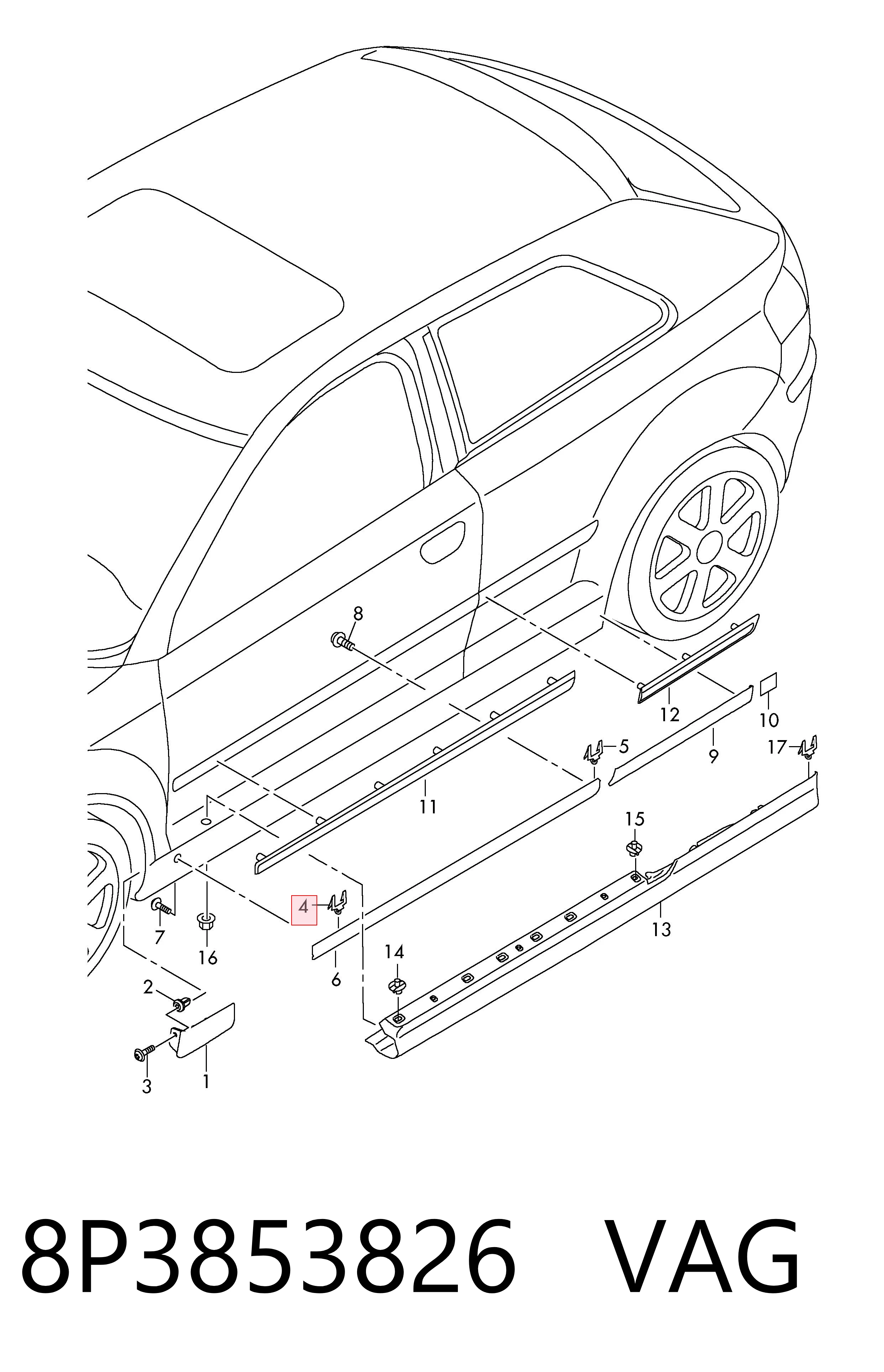 8P3853826 VAG 