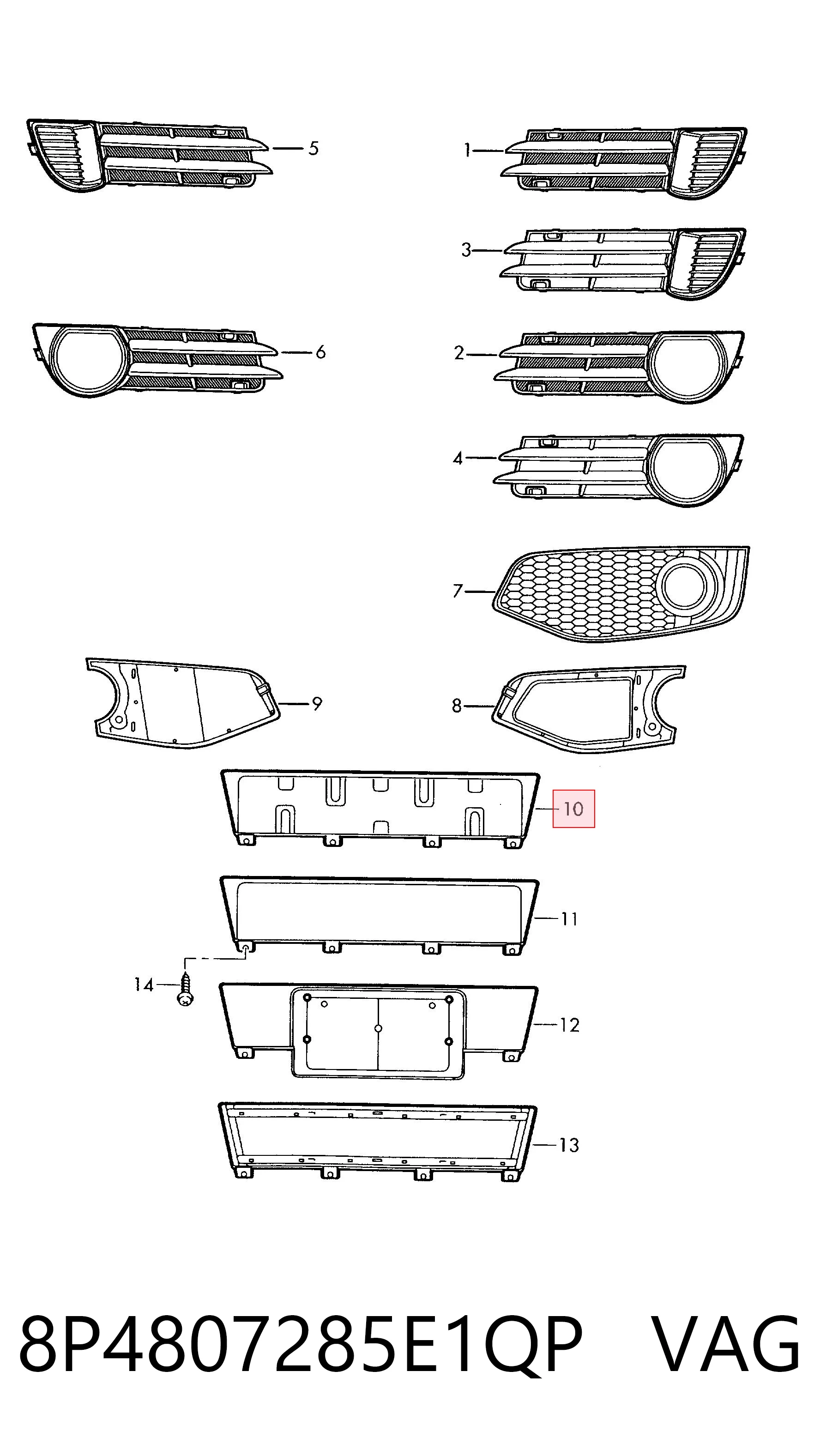 8P4807285E1QP VAG