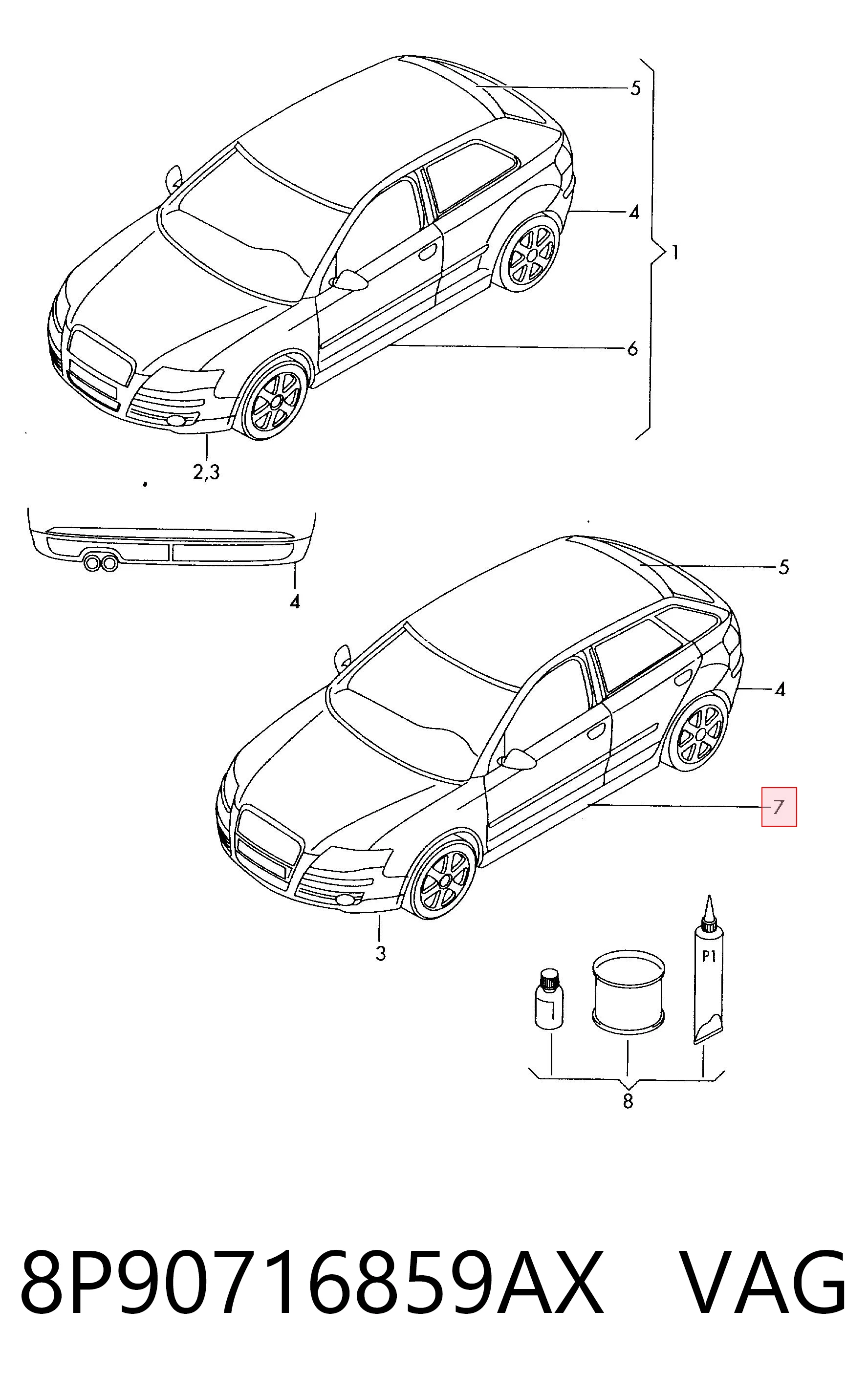 8P90716859AX VAG 