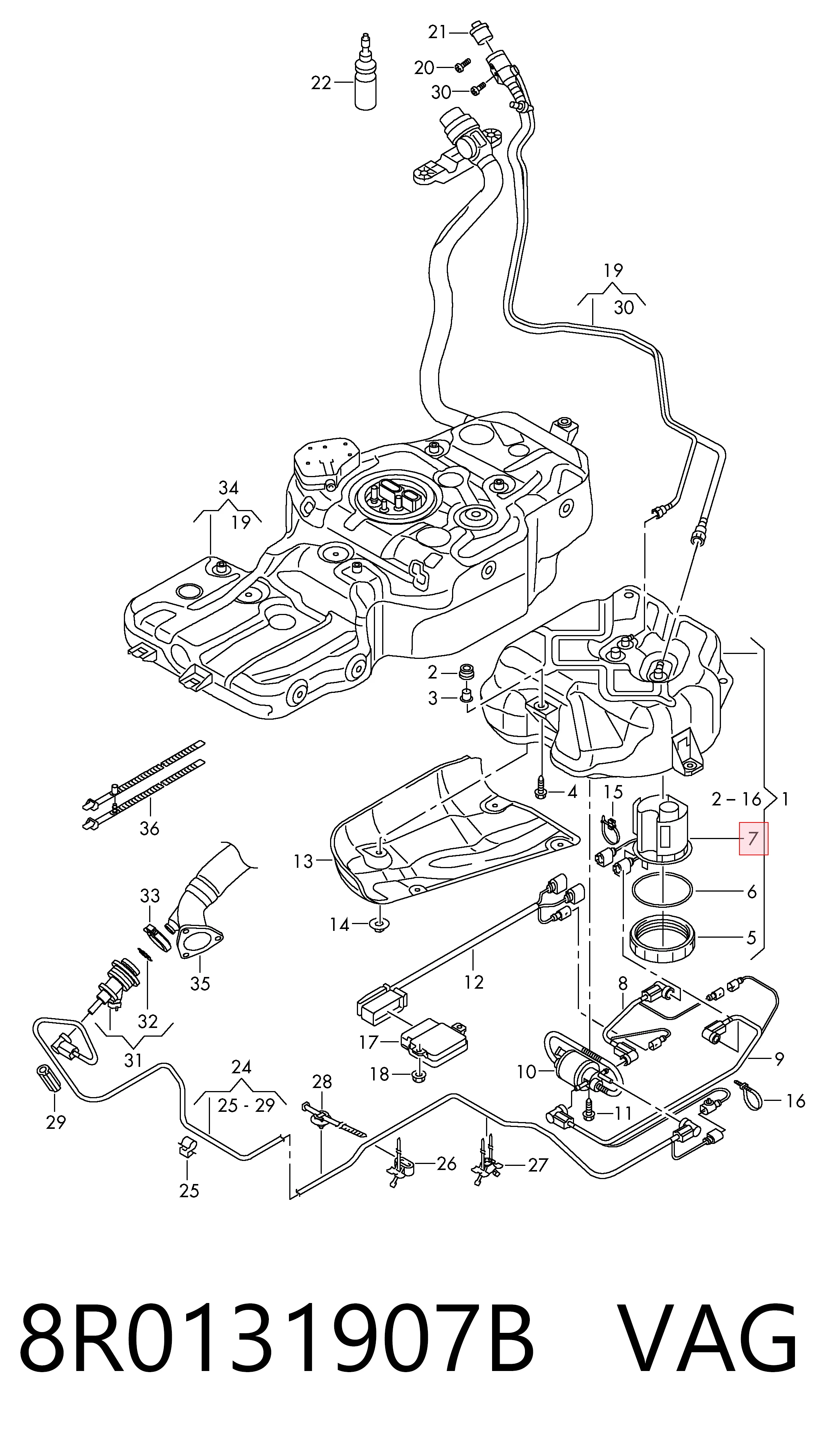 8R0131907B VAG 