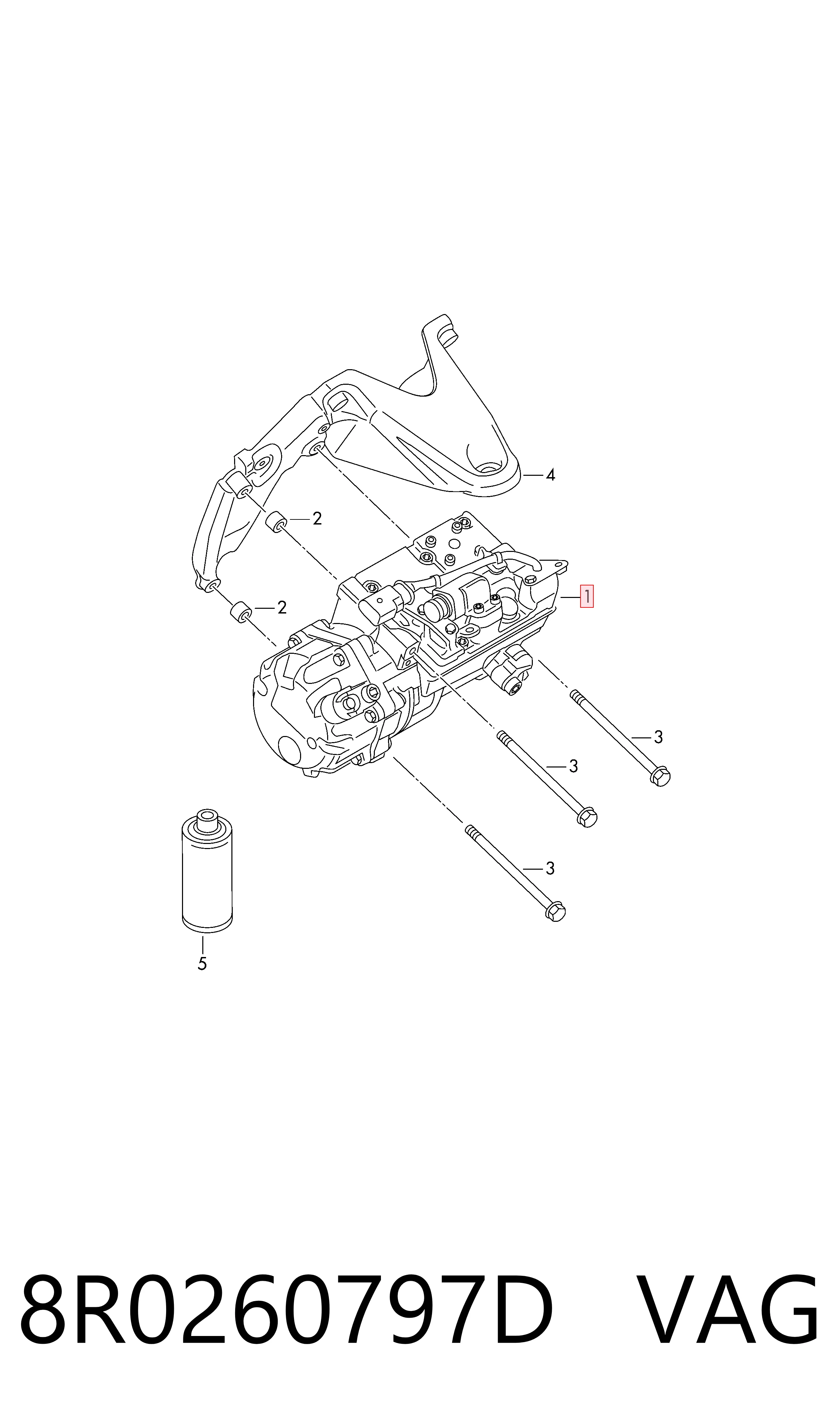 8R0260797D VAG Компресор холодоагенту