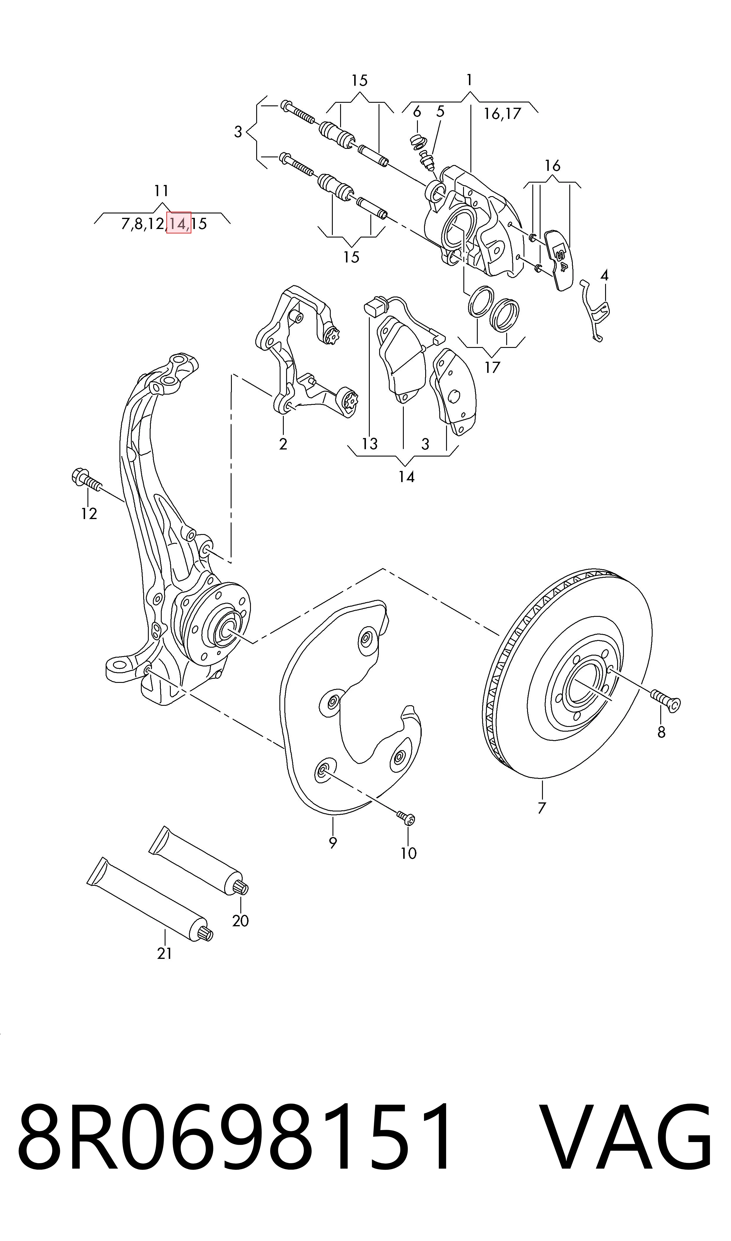 Передні тормозні колодки 302496 VALEO