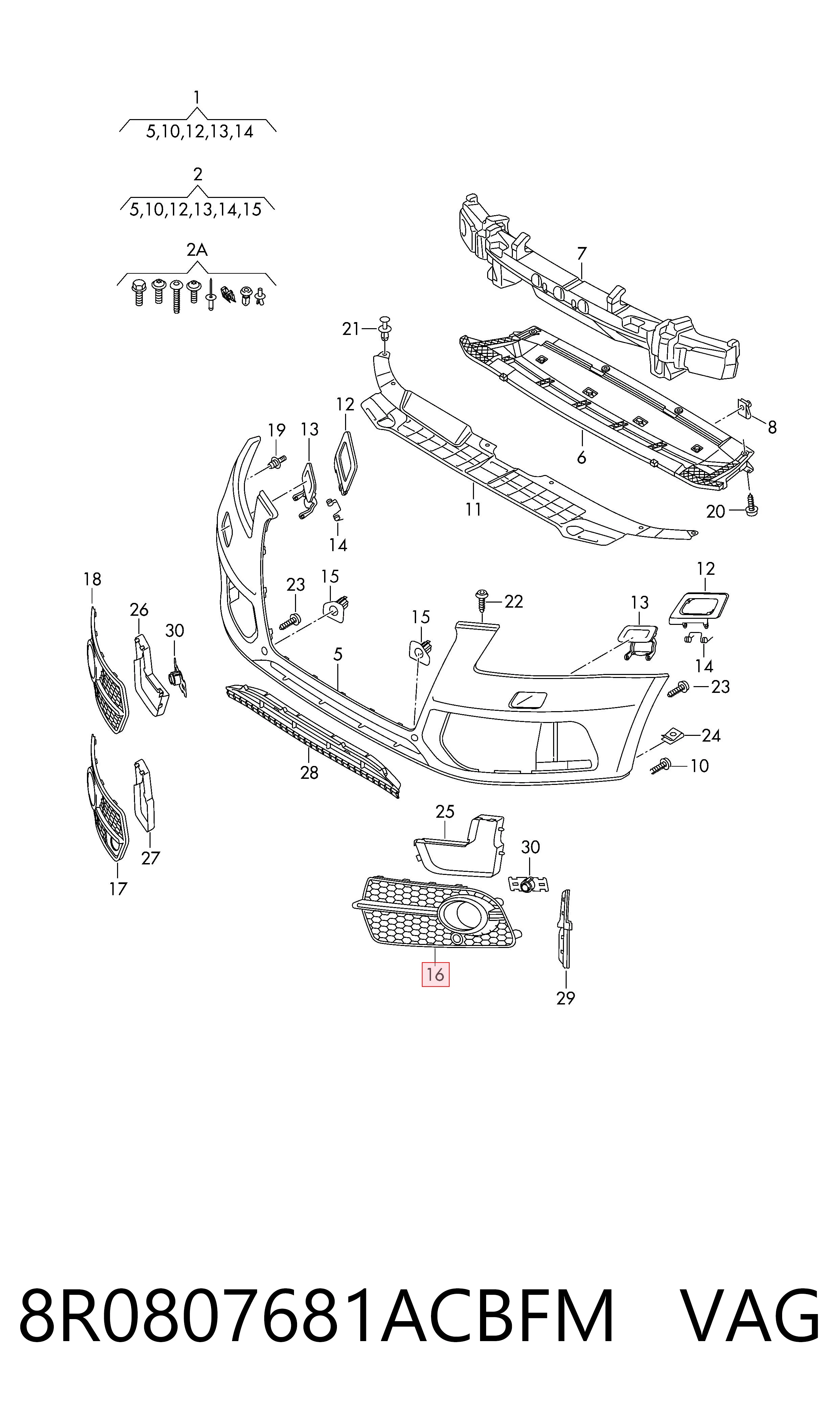 8R0807681ACBFM VAG 