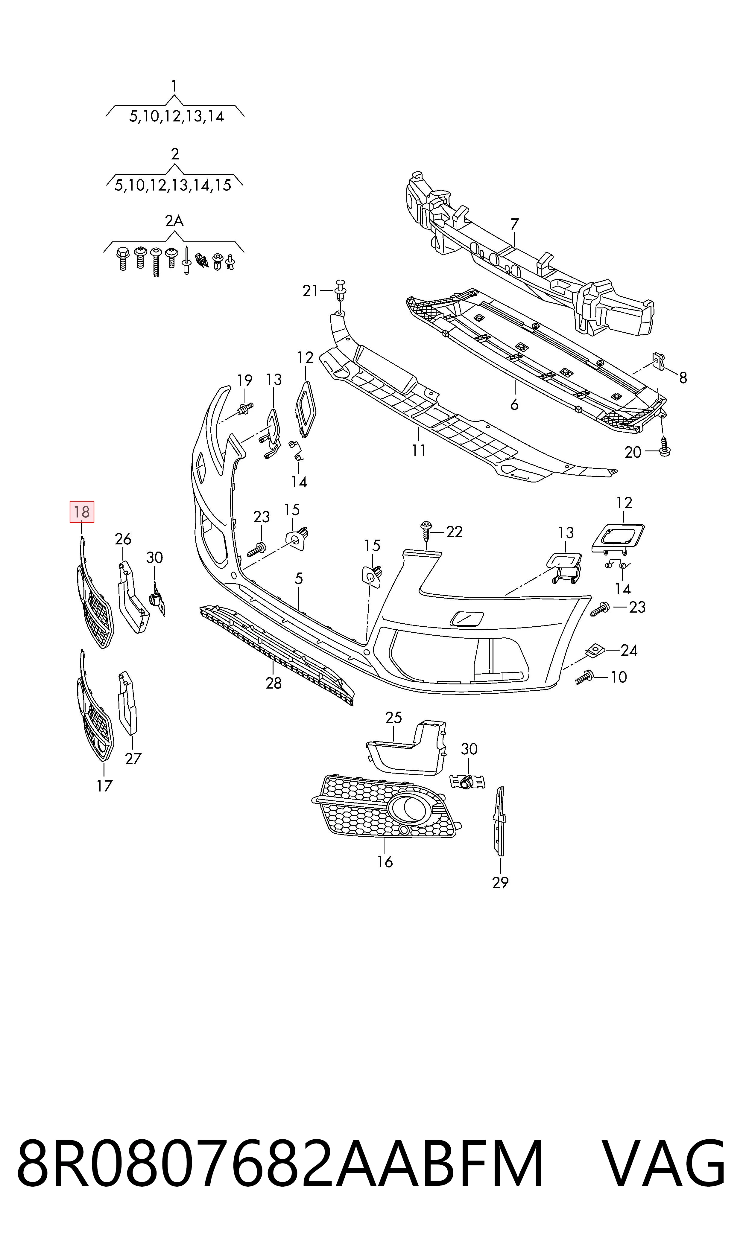 8R0807682AABFM VAG 