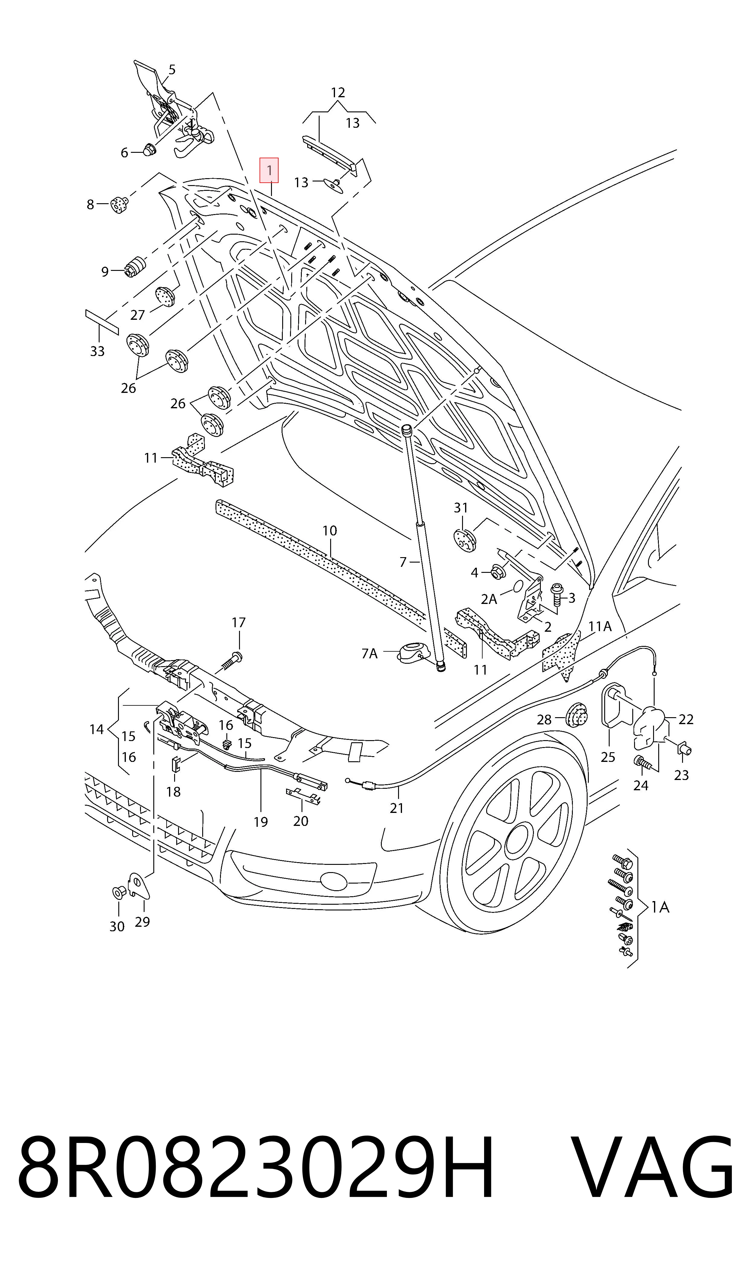 Купити 30823240 AND Капот