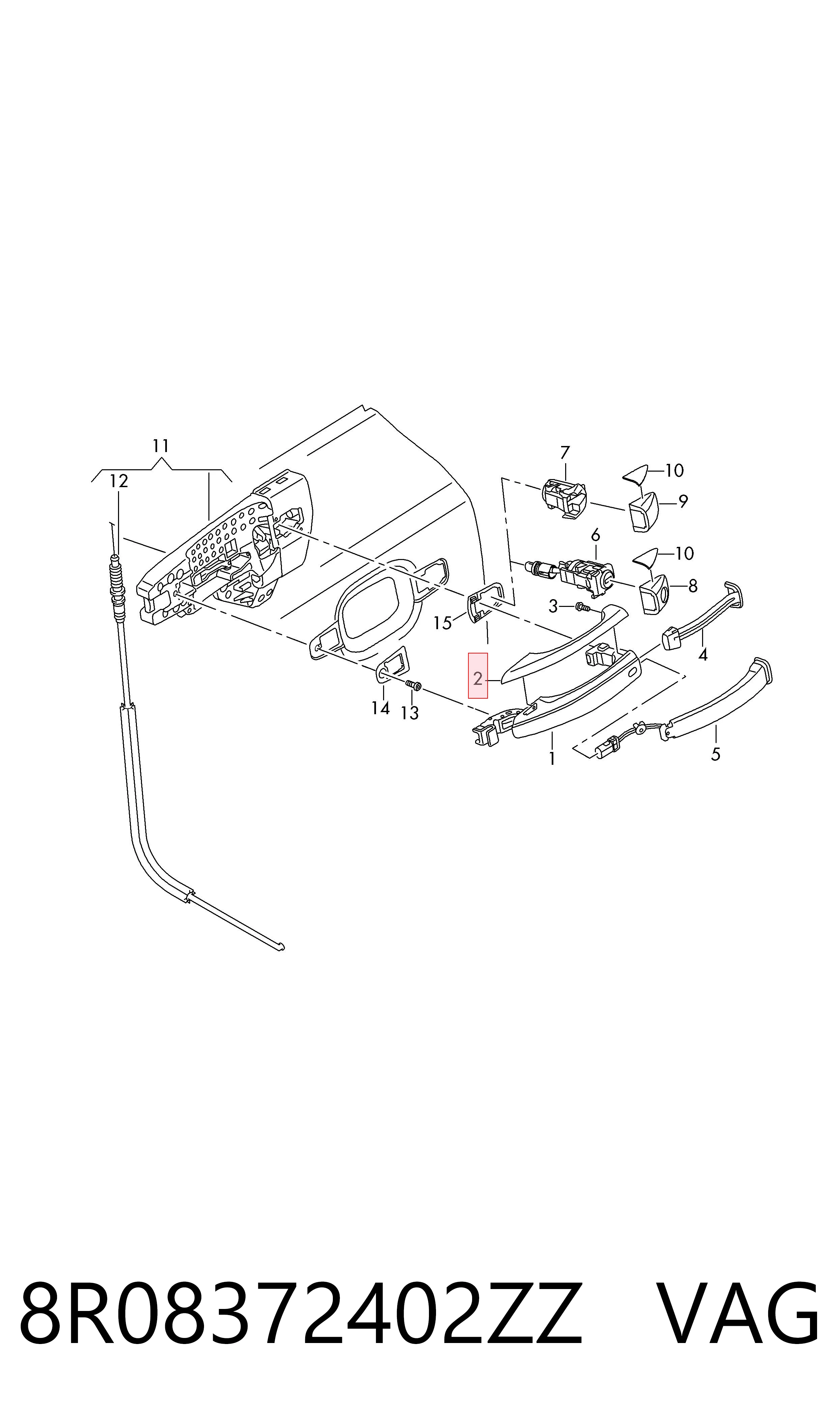  VAG 8R08372402ZZ ціна, від 59.39 USD