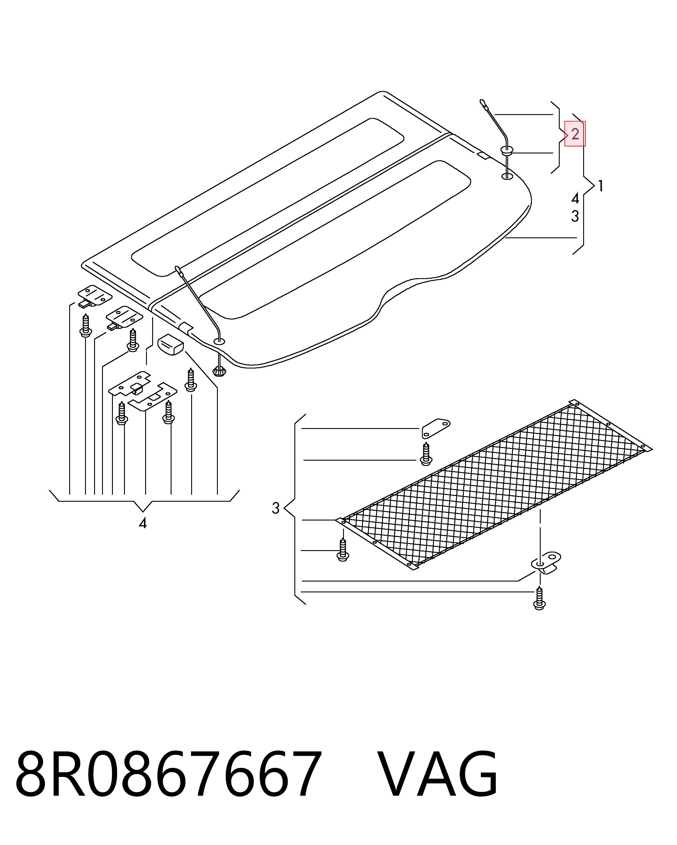 8R0867667 VAG 