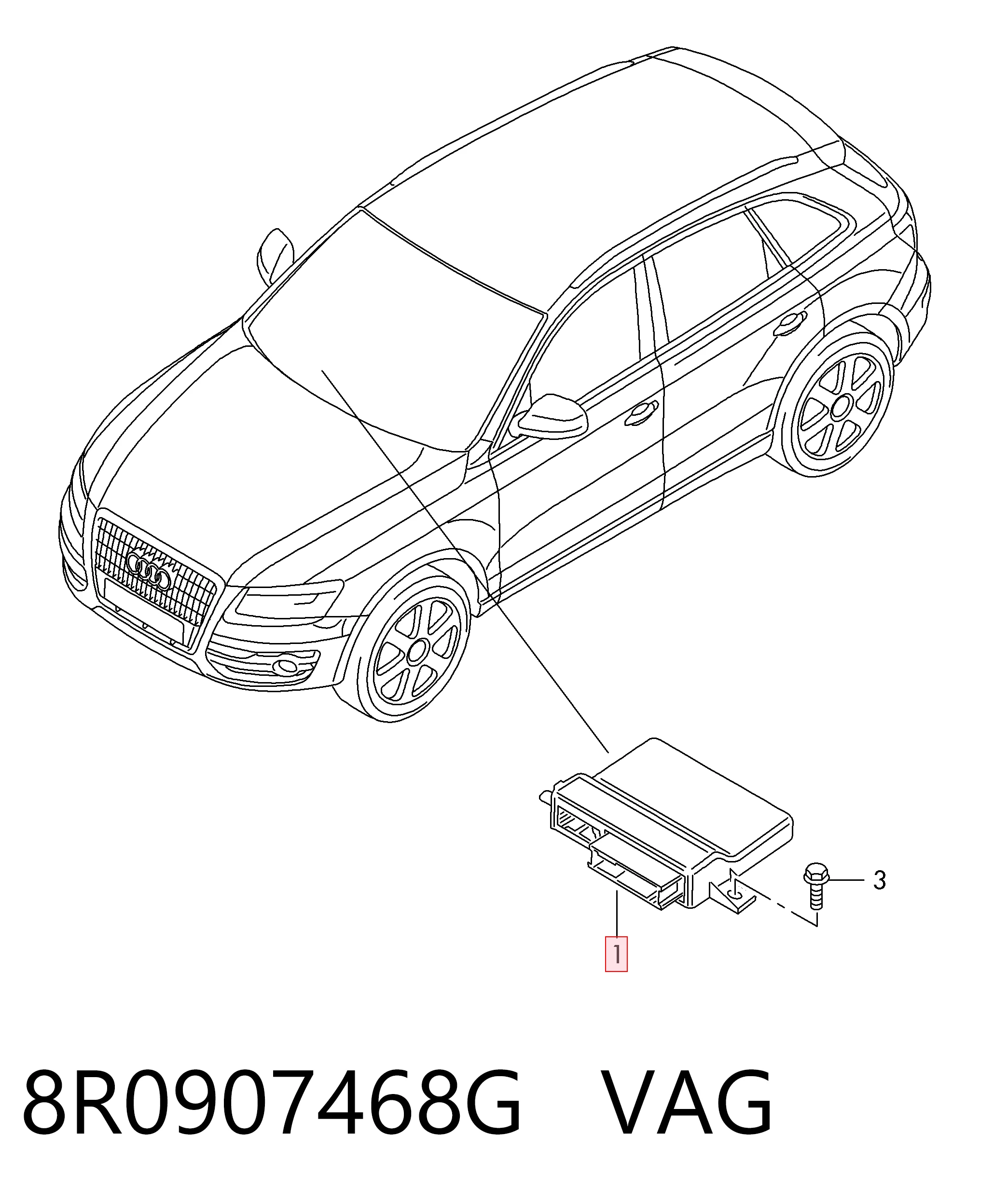 8R0907468G VAG Прилади й апаратура діагностики