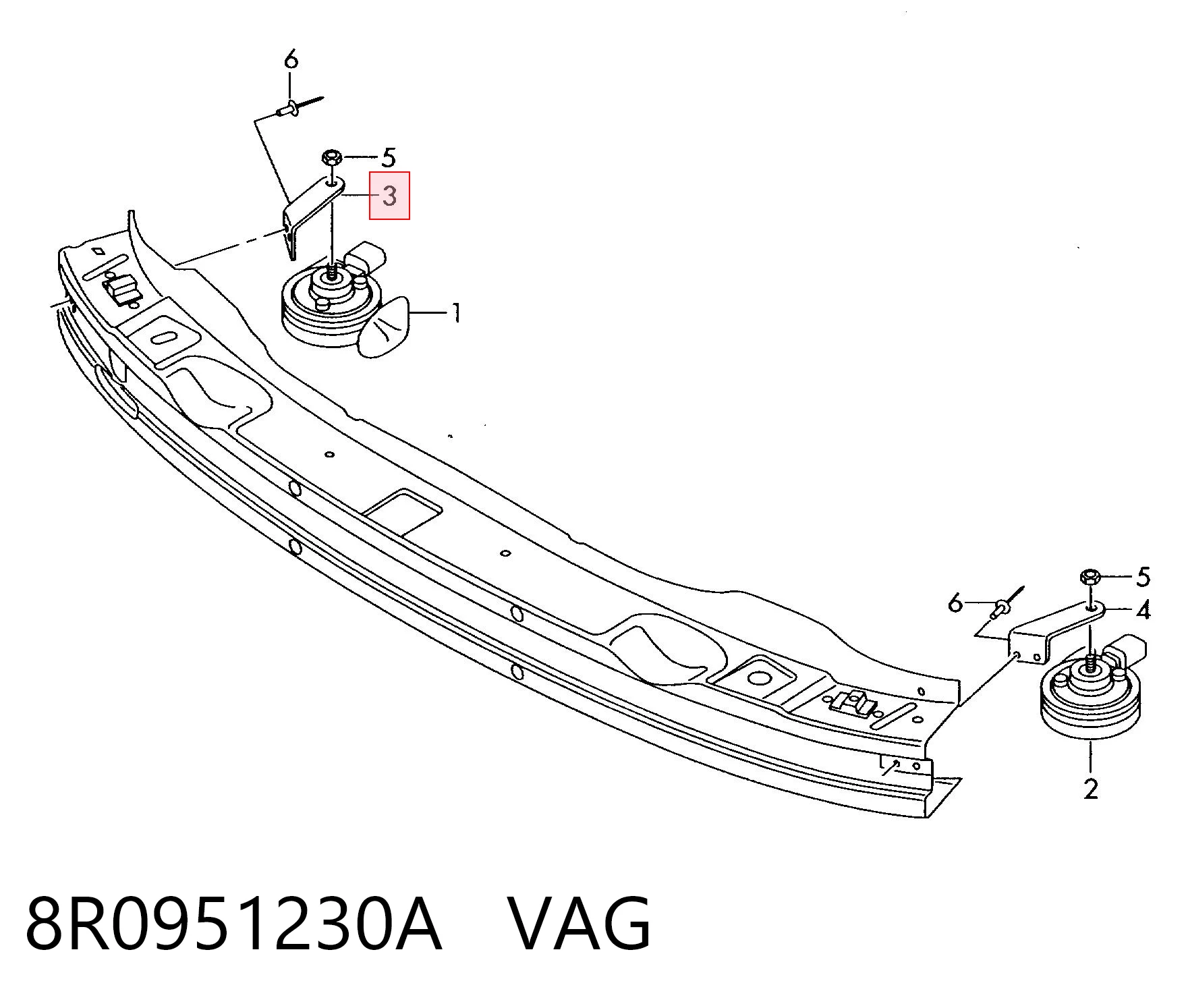 8R0951230A VAG 