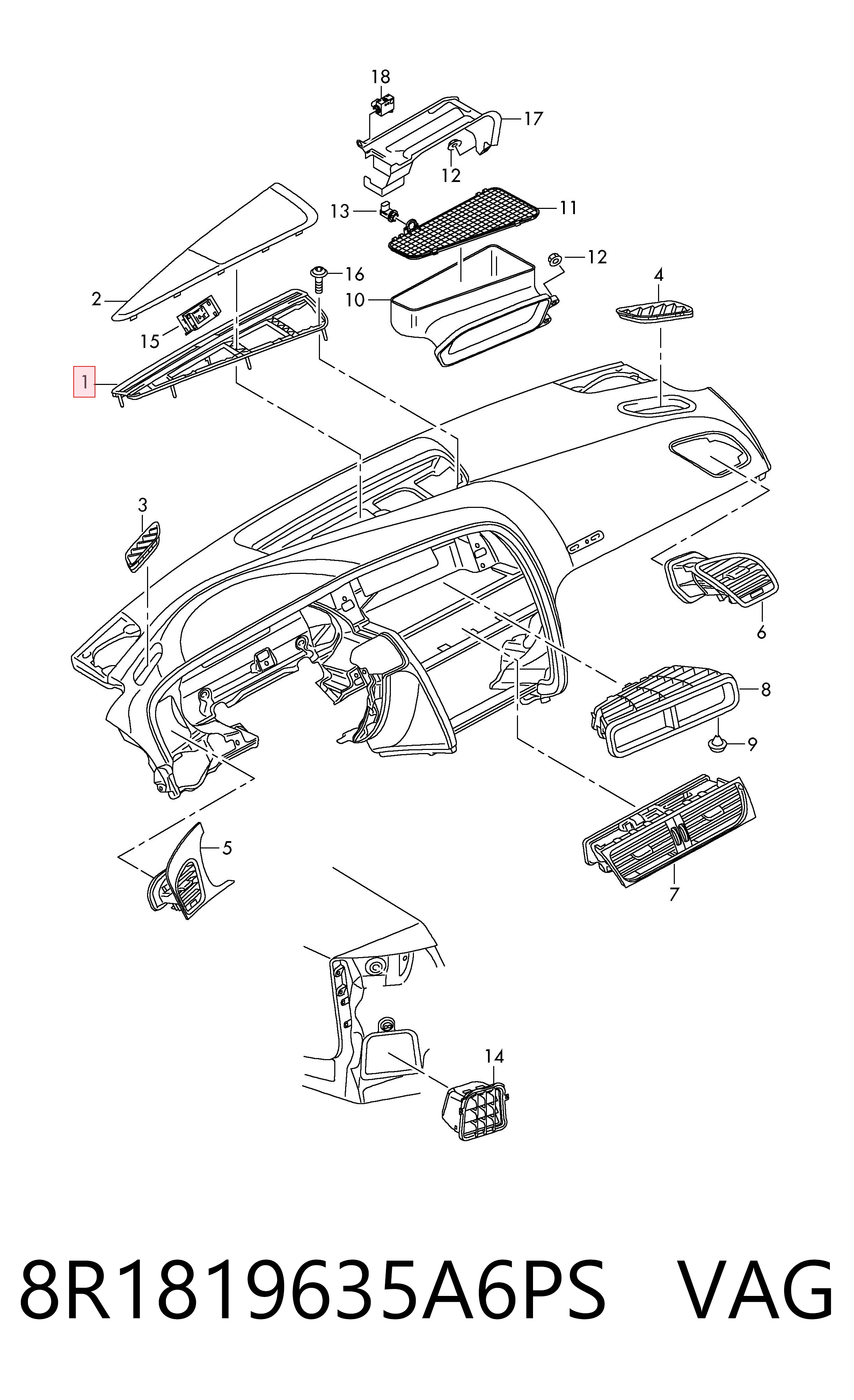 8R1819635A6PS VAG 