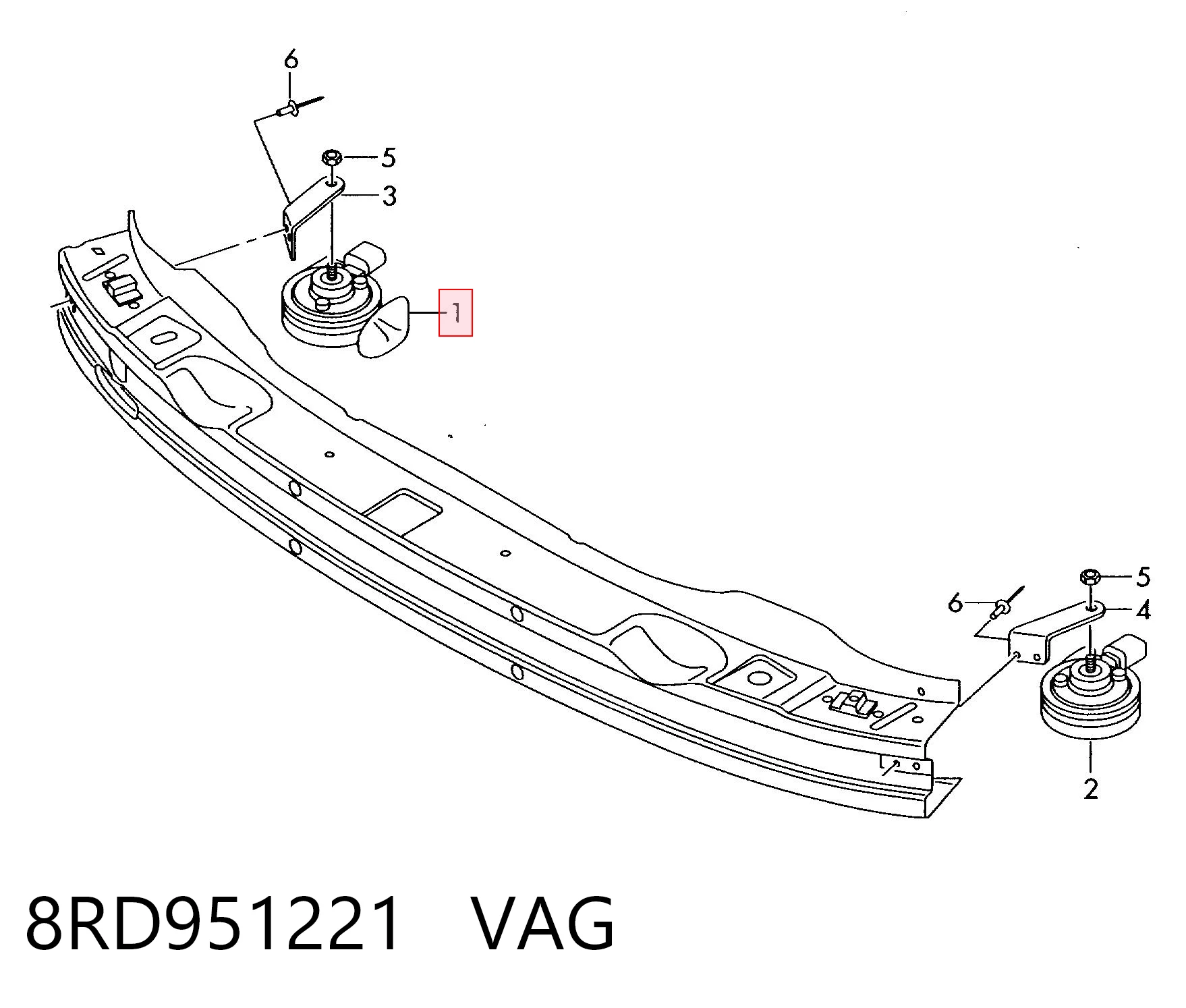 8RD951221 VAG 