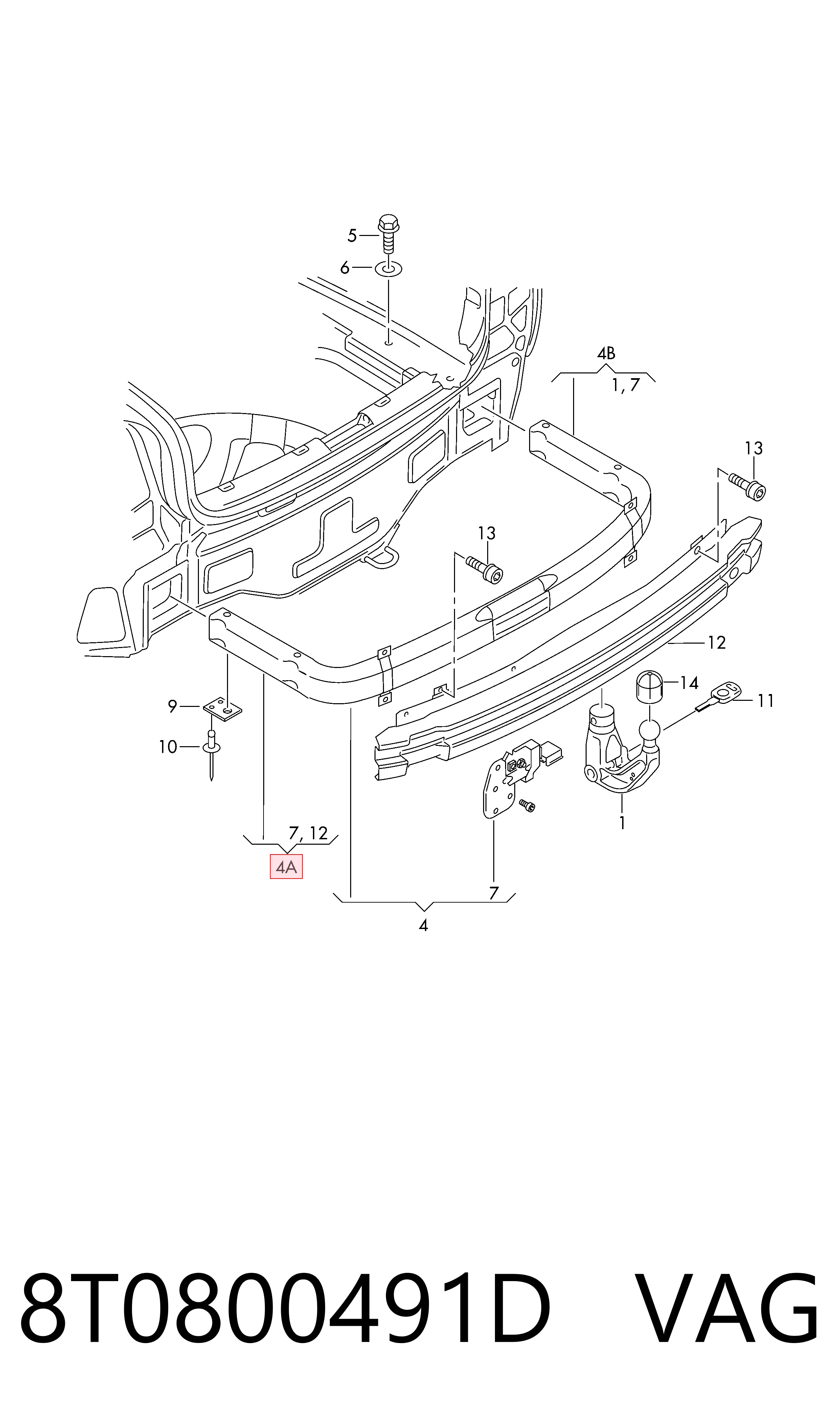 8T0800491D VAG 