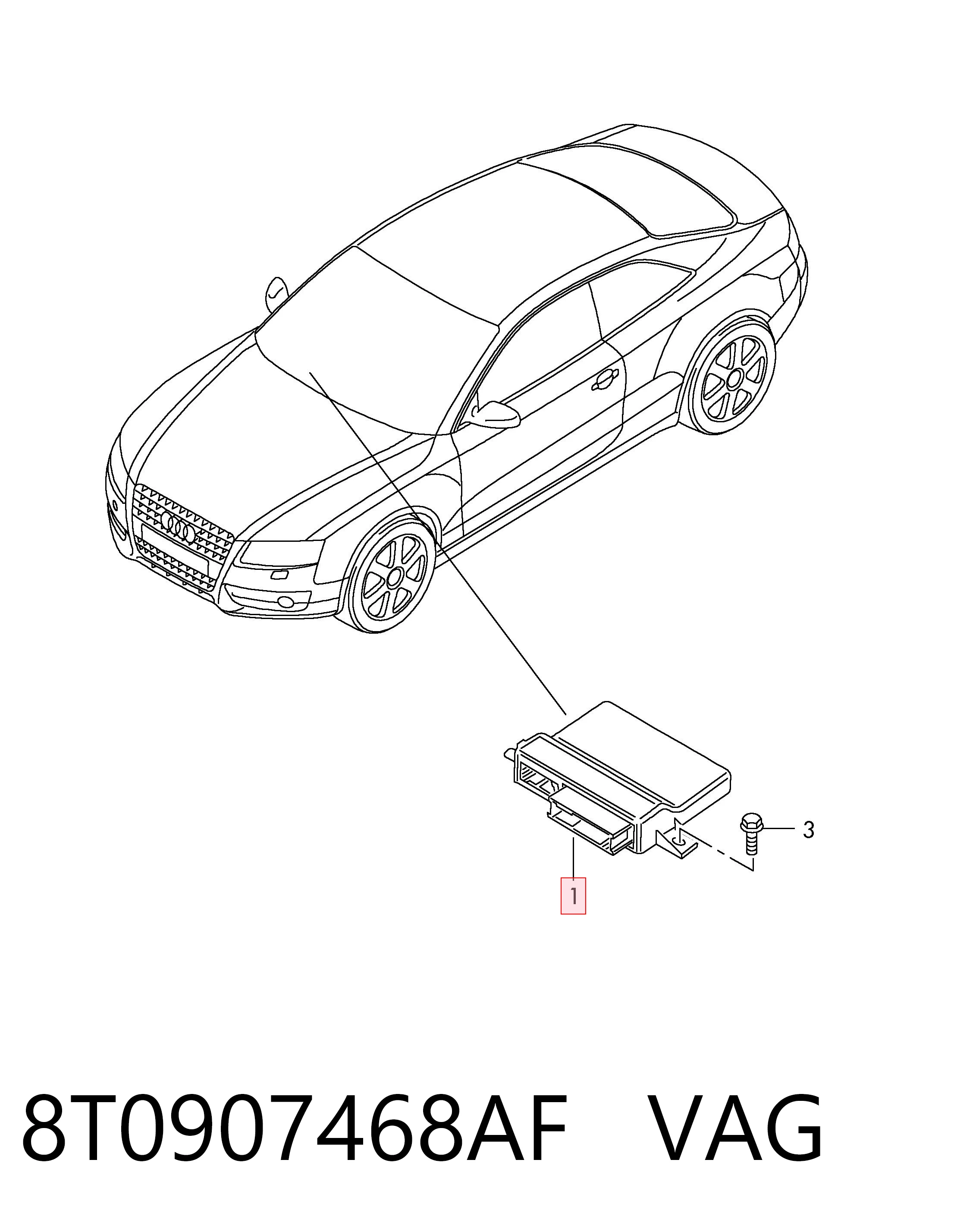 8T0907468AF VAG Прилади й апаратура діагностики