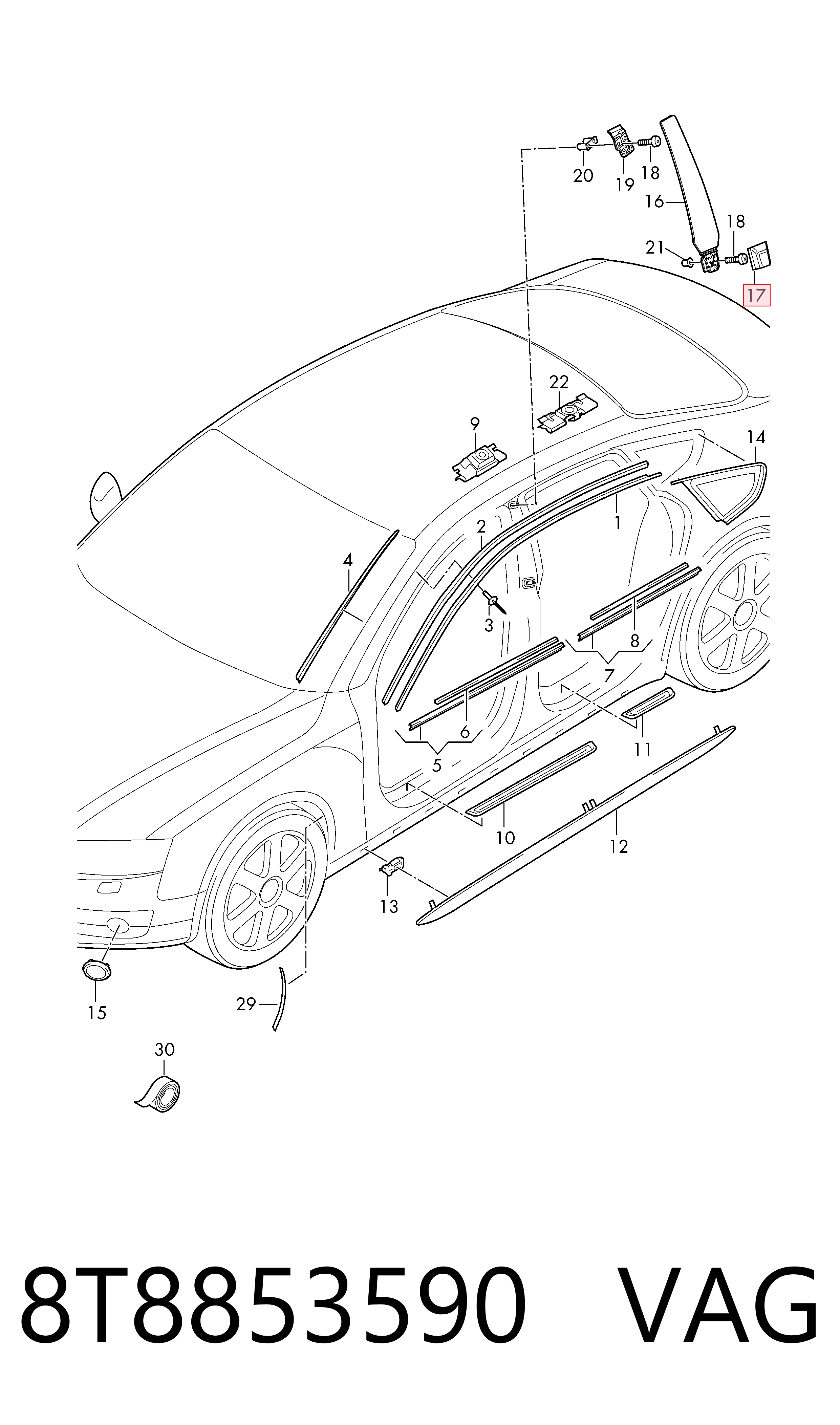 8T8853590 VAG 