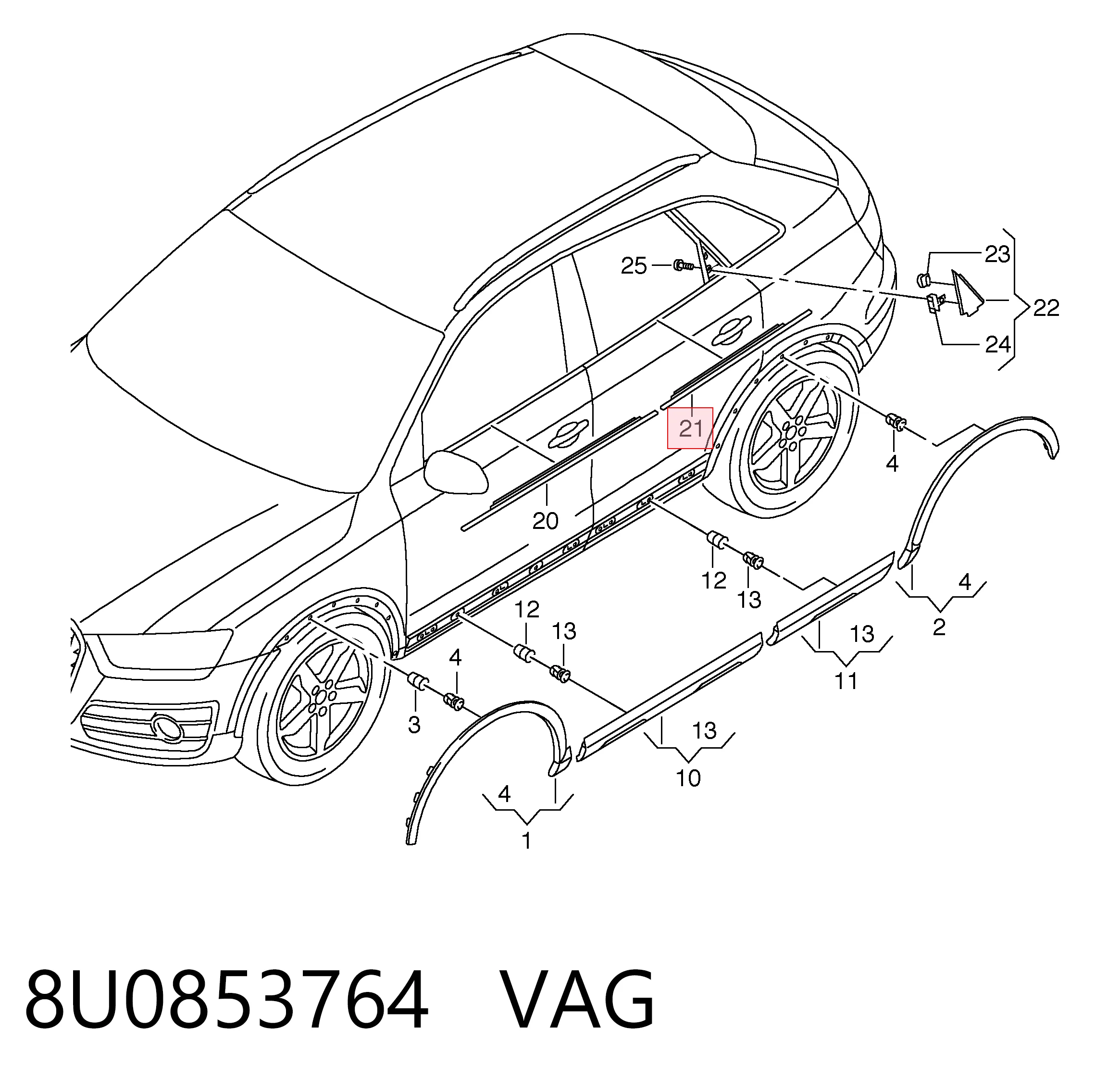 8U0853764 VAG 