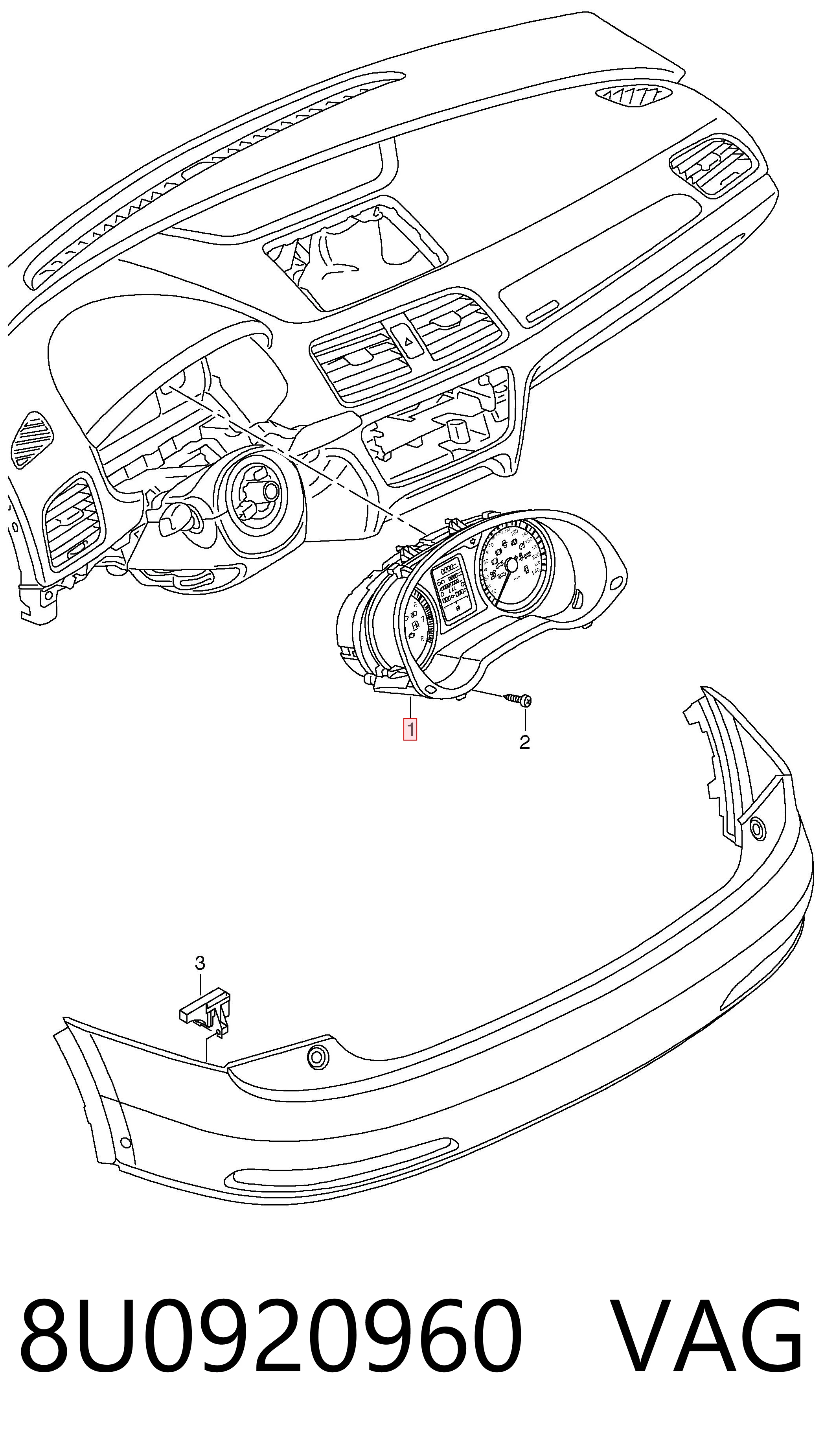 8U0920960 VAG