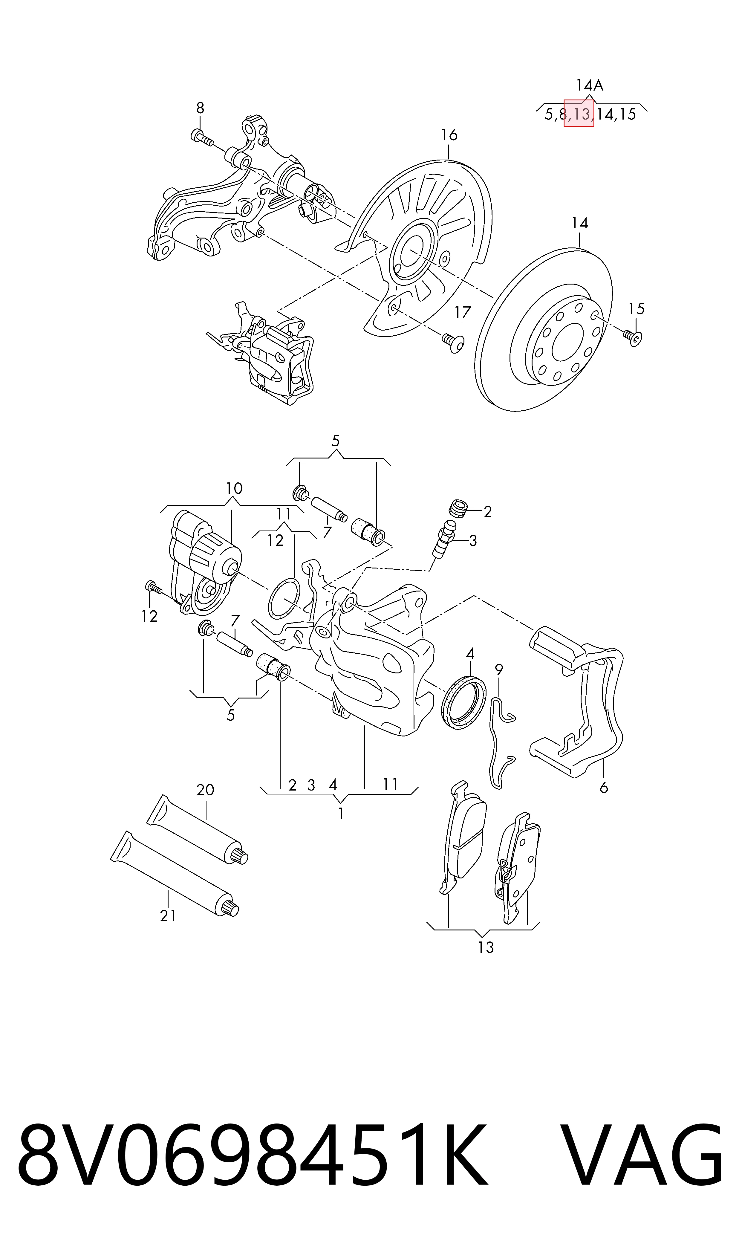 8V0698451K VAG