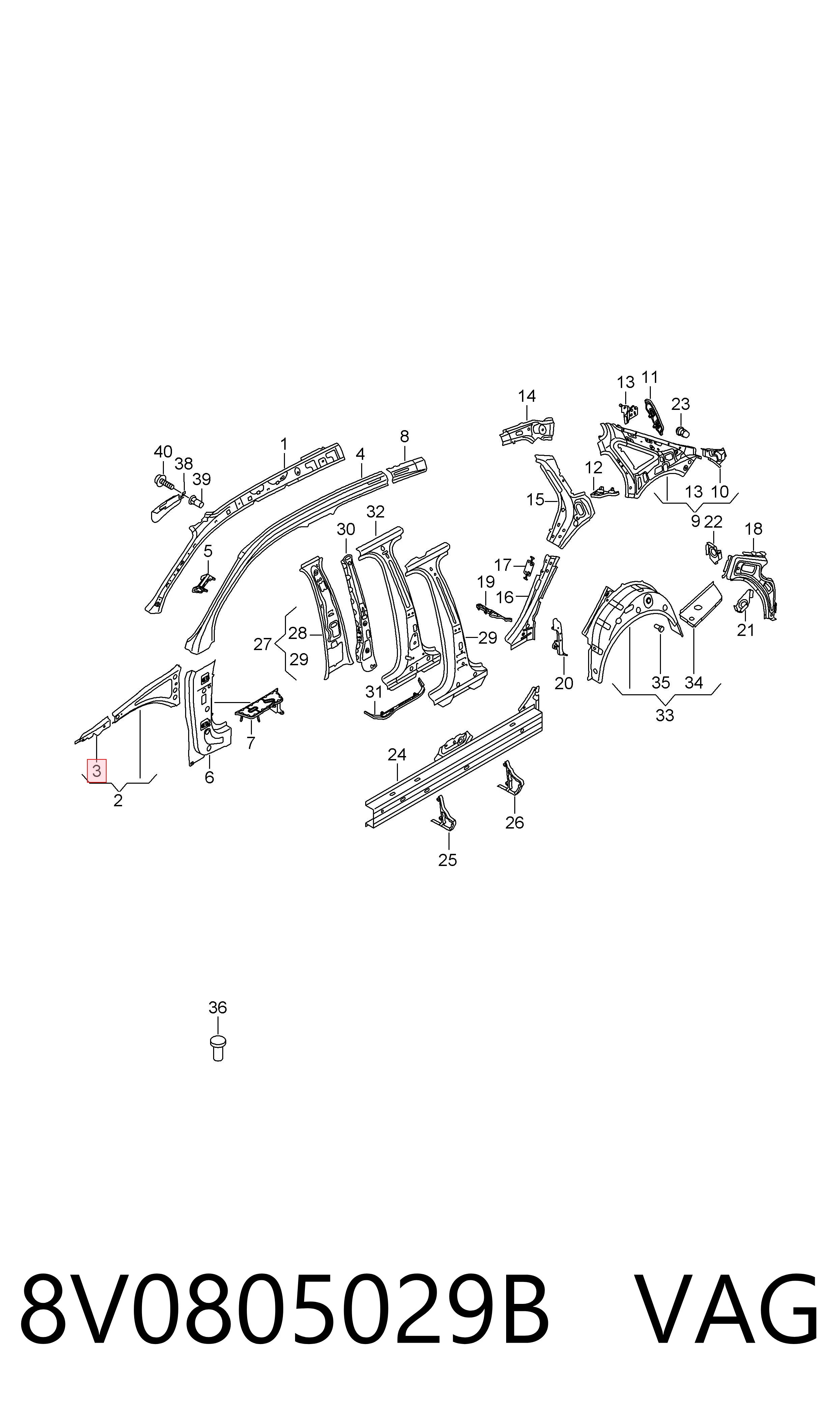 8V0805029B VAG 