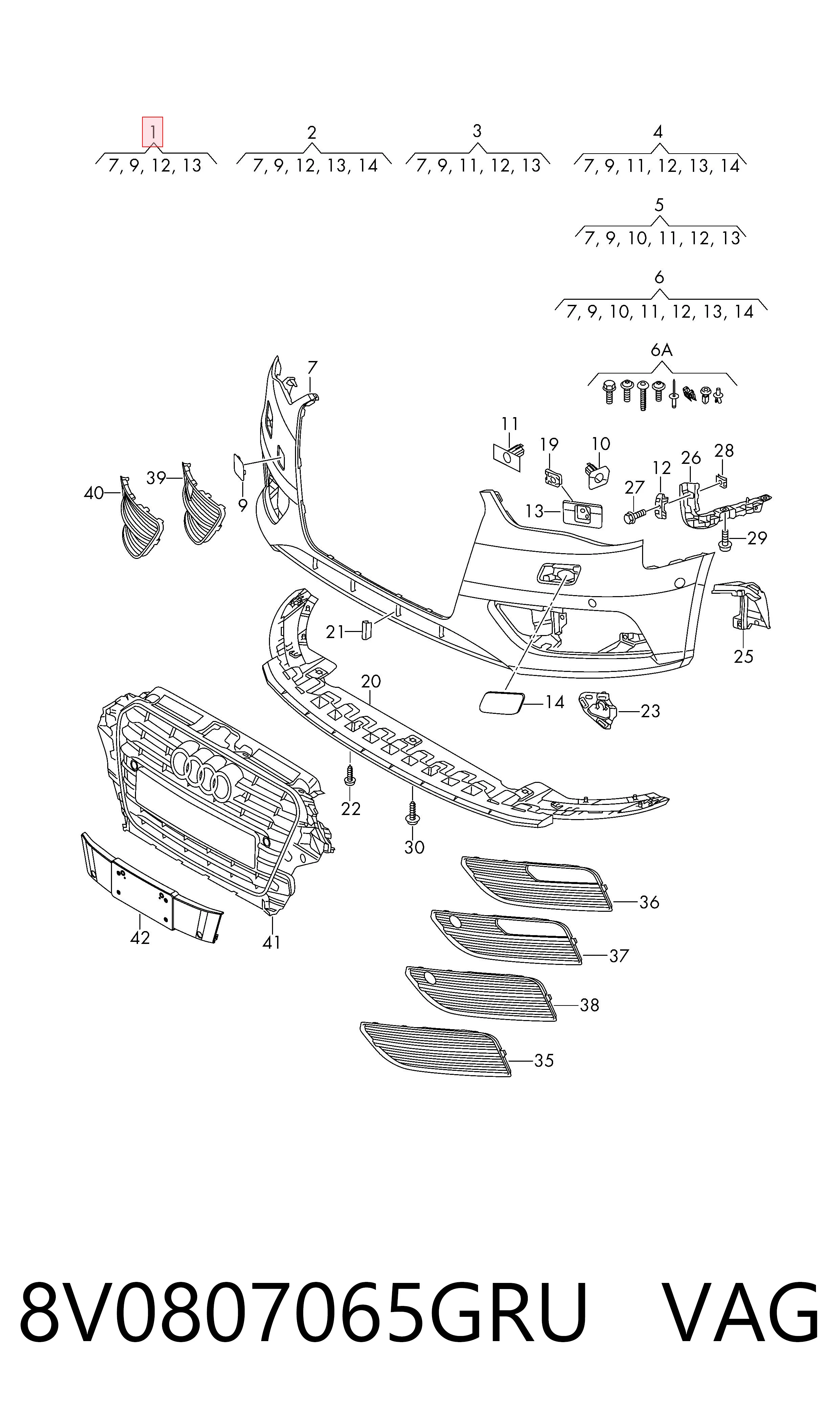 Бампер передній Polcar 13C107
