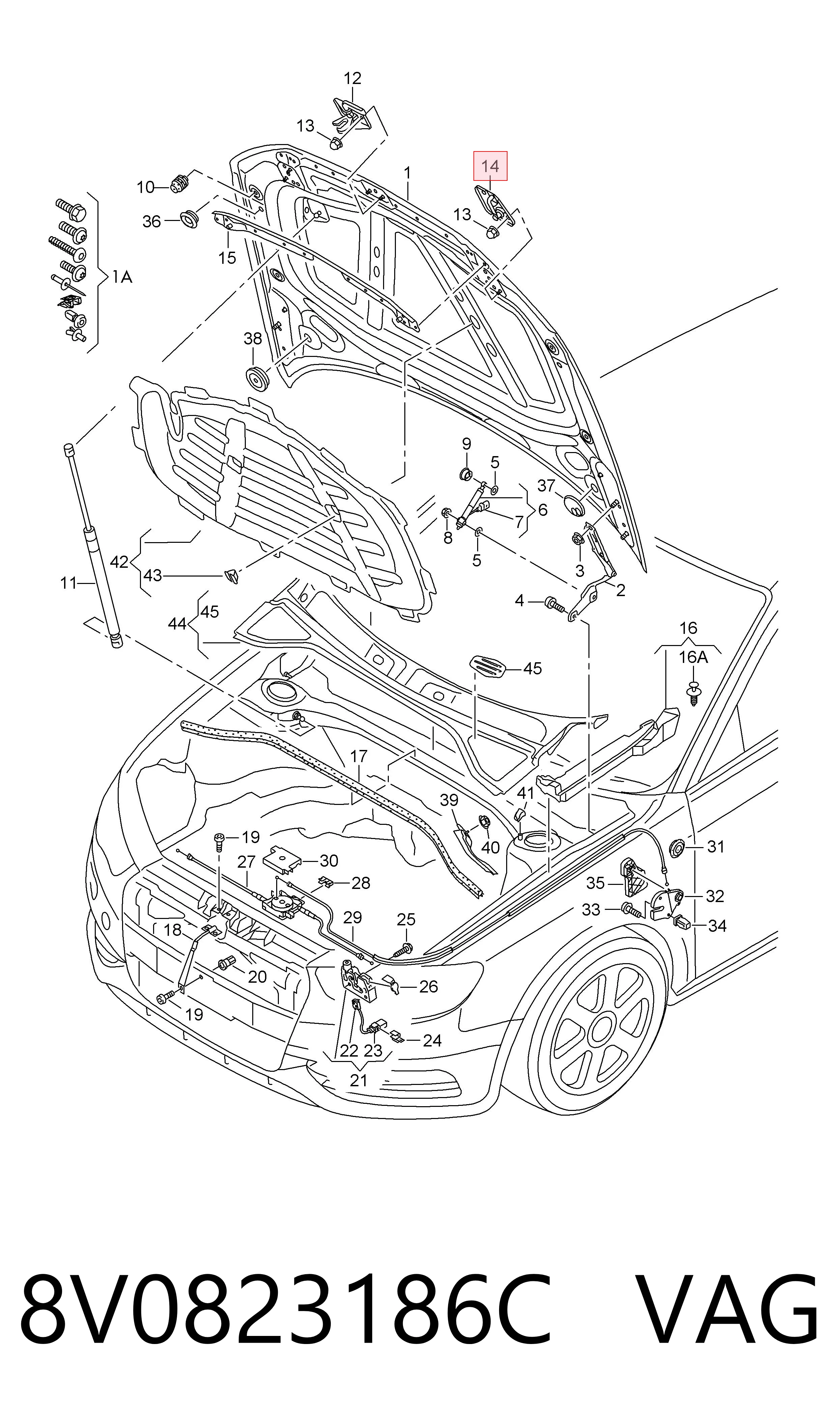 Купити 8V0823186C VAG 