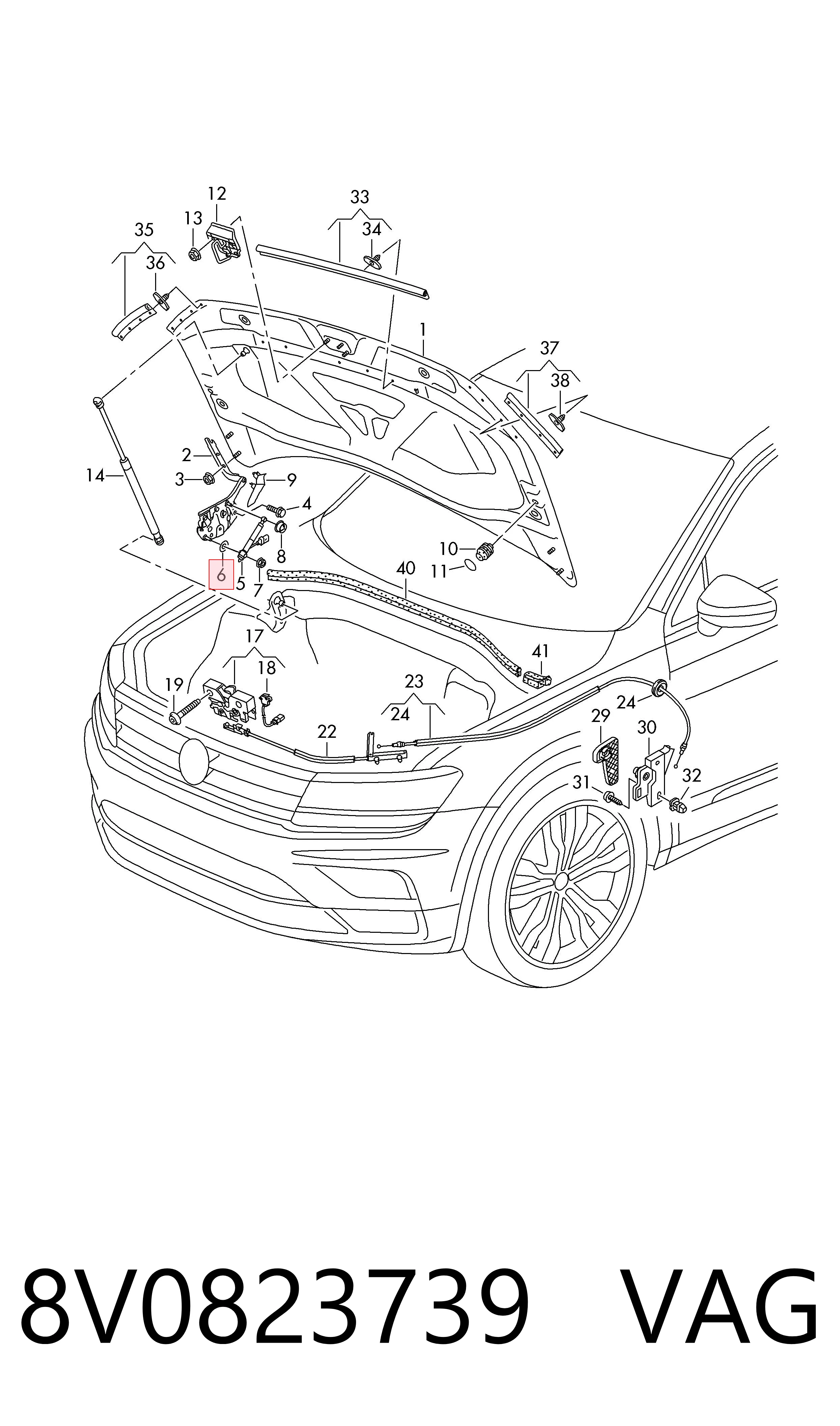 Купити 8V0823739 VAG 