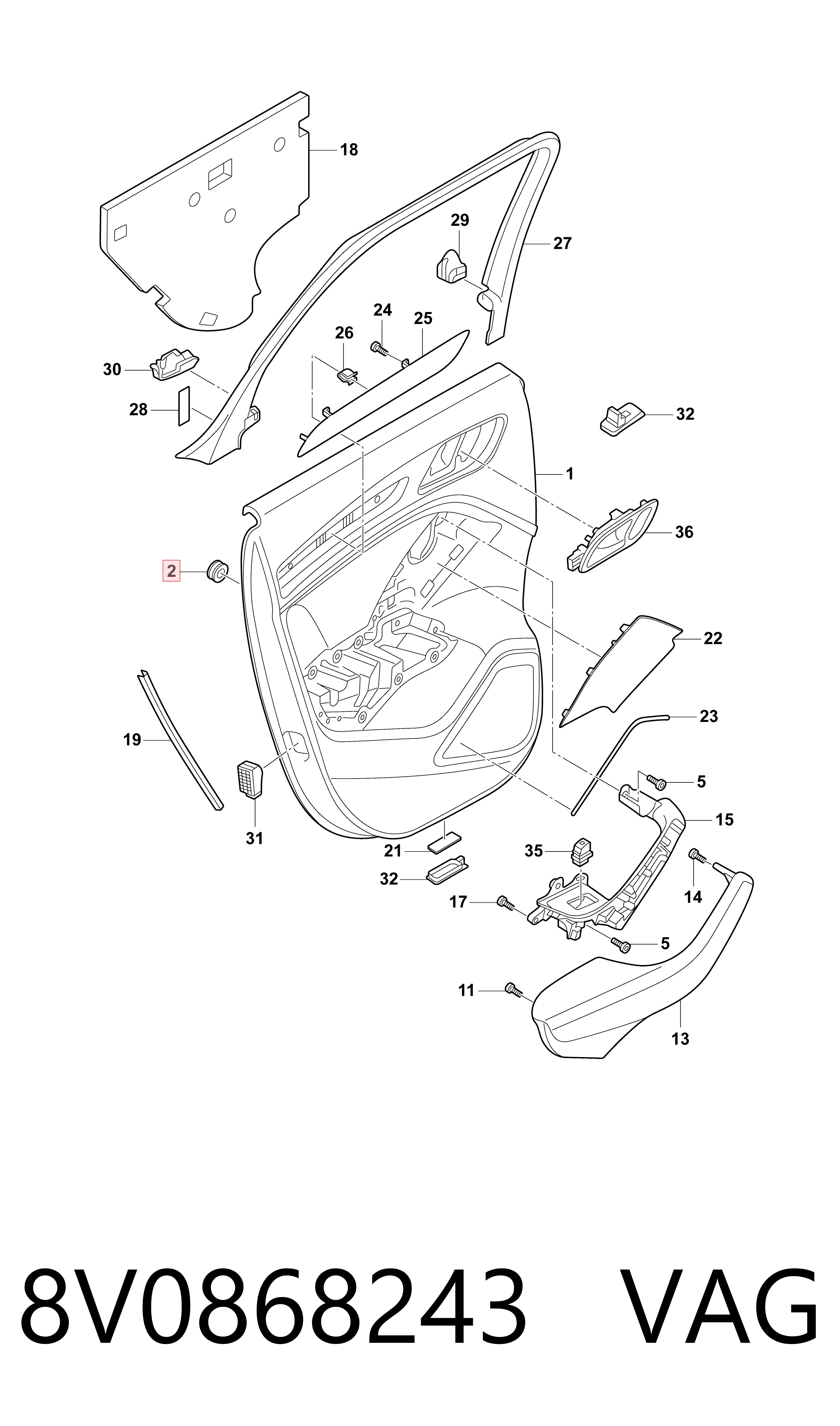 8V0868243 VAG 