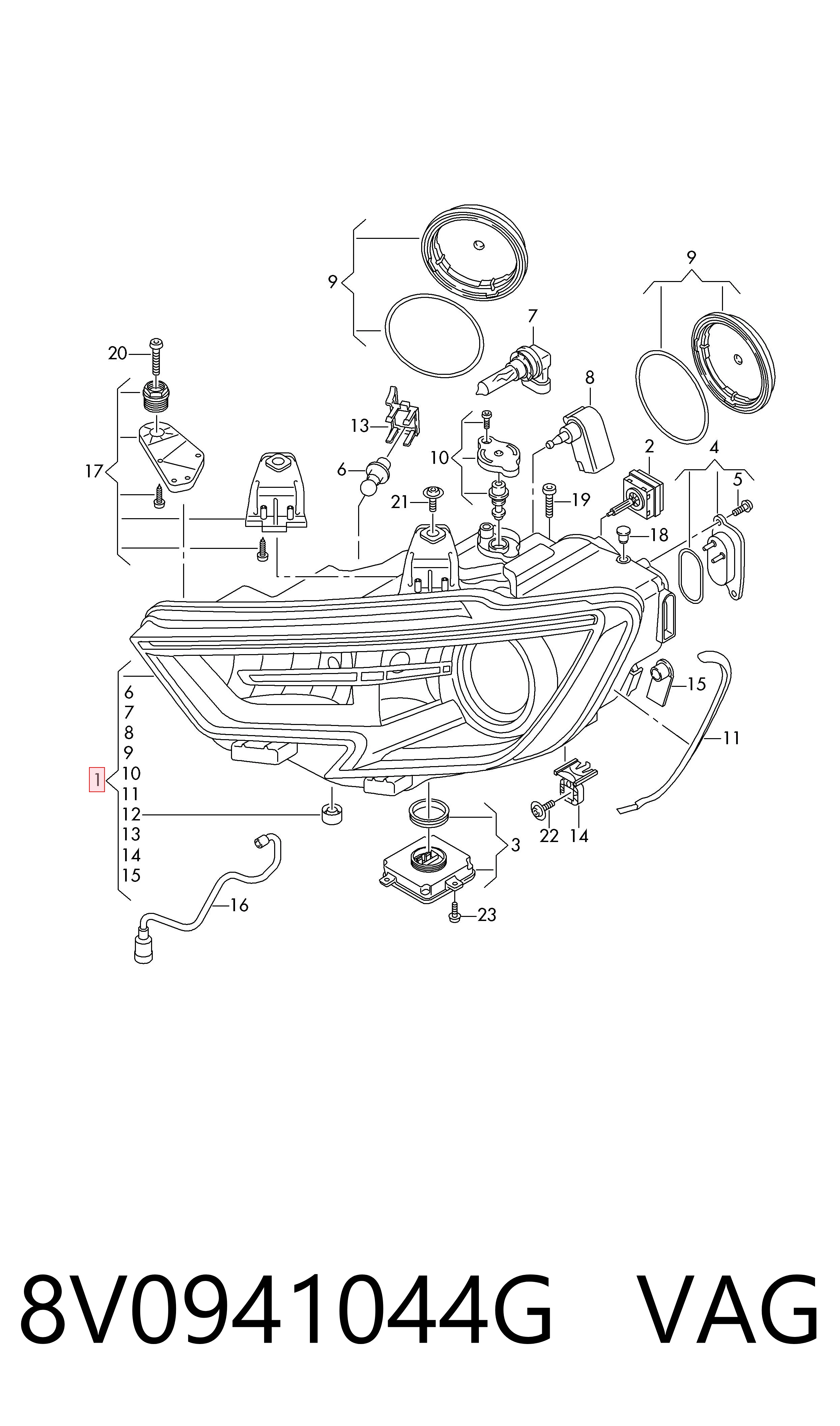 8V0941044G VAG 