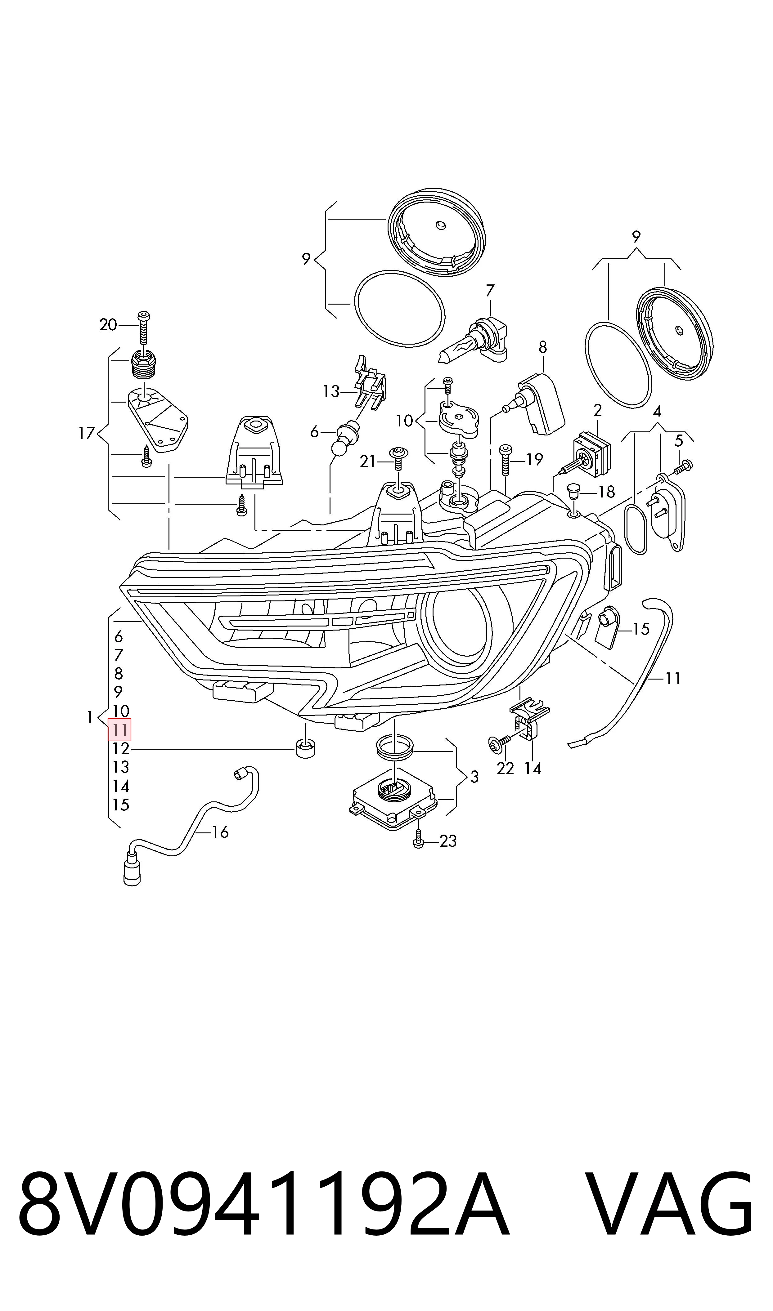 8V0941192A VAG 