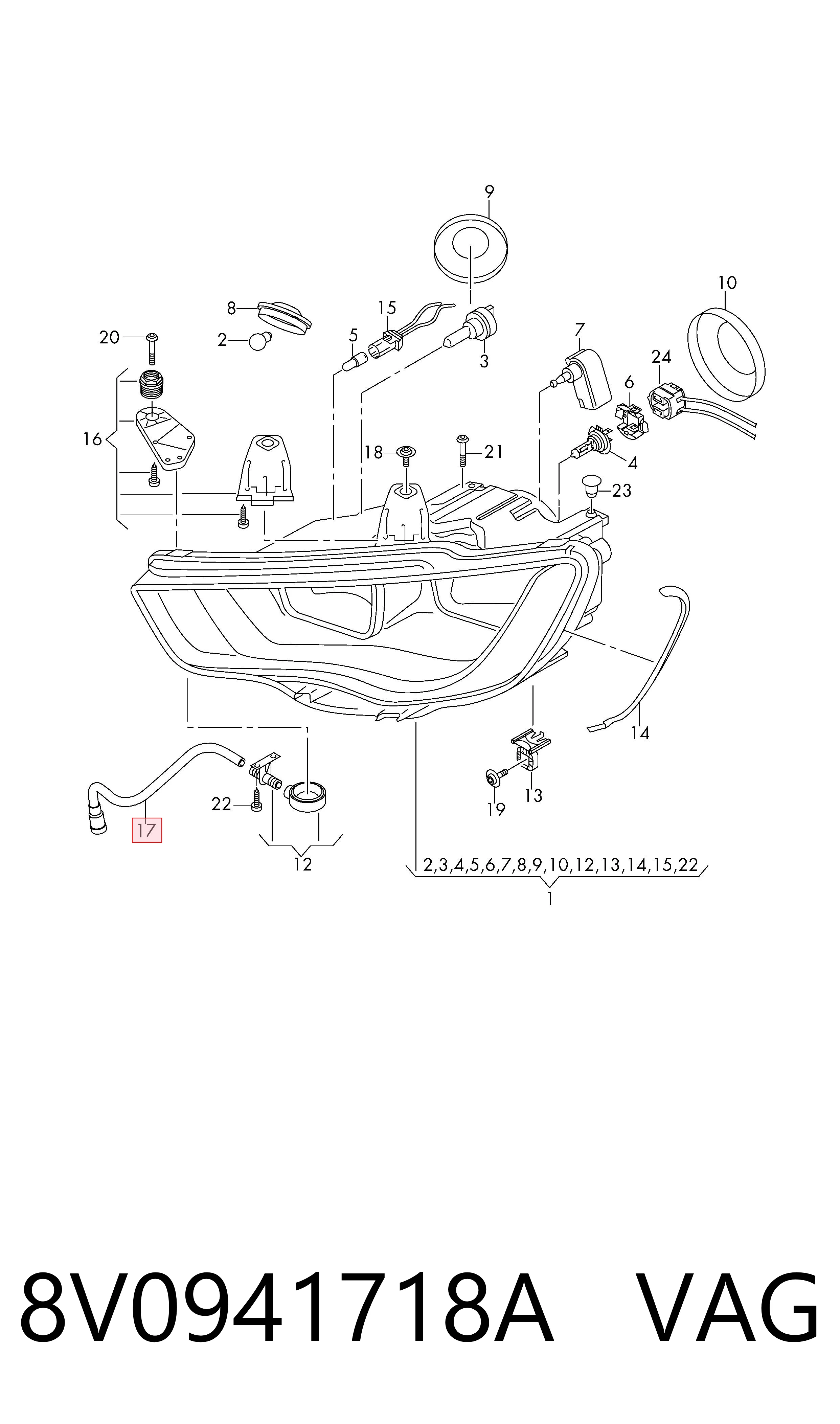 8V0941718A VAG 