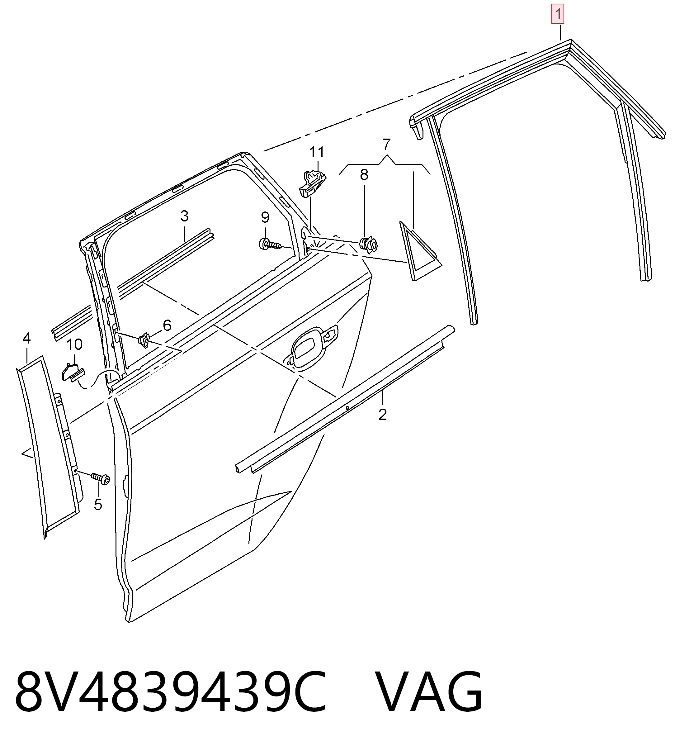 8V4839439C VAG 
