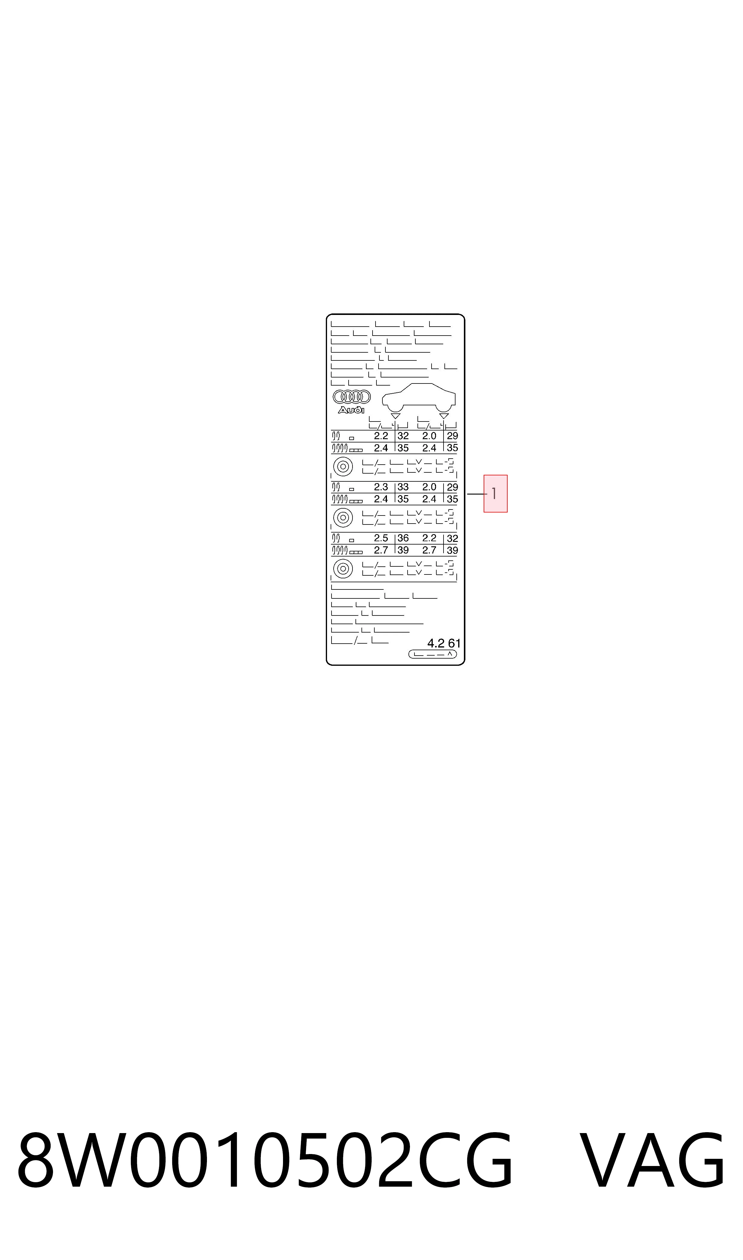 8W0010502CG VAG