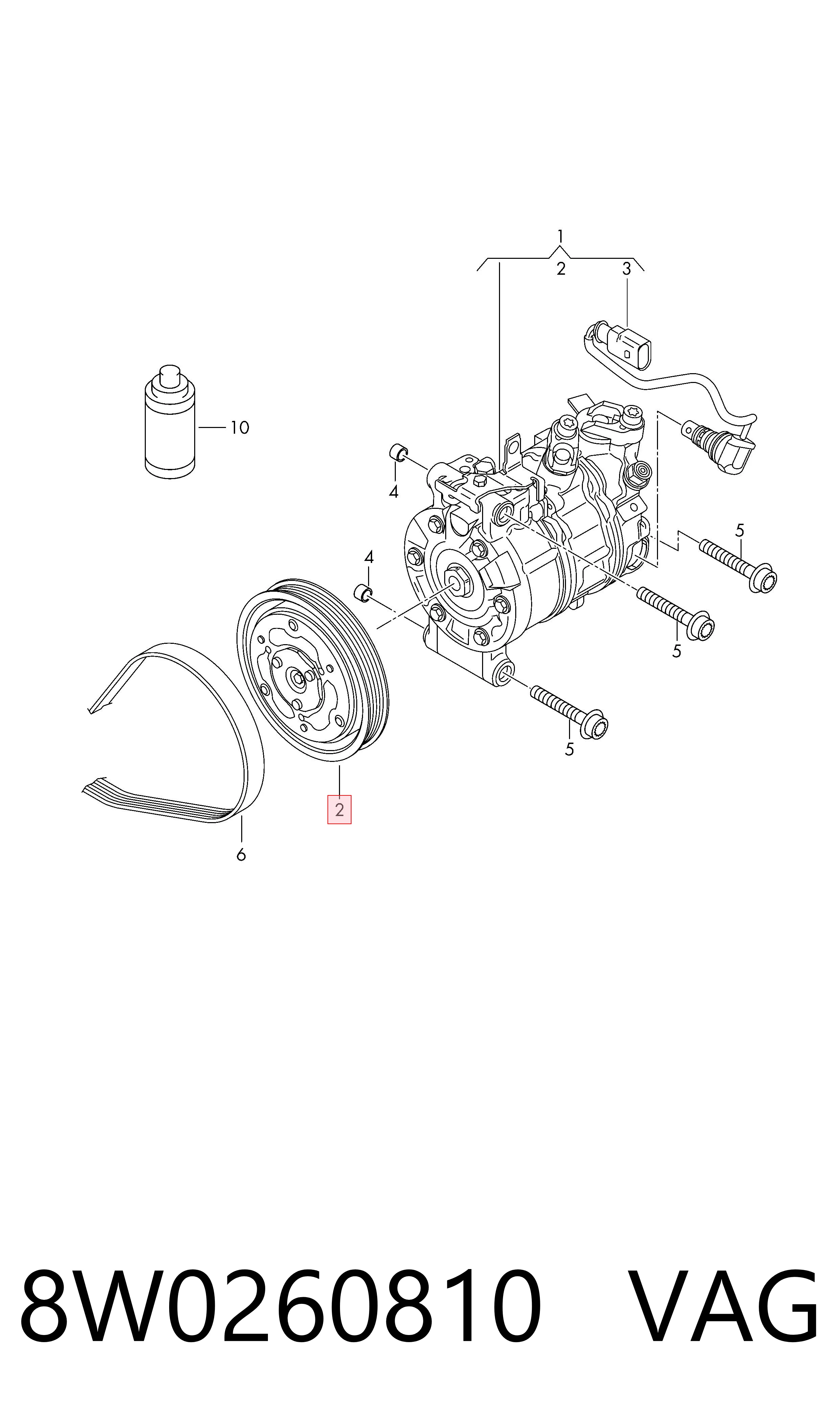 8W0260810 VAG 