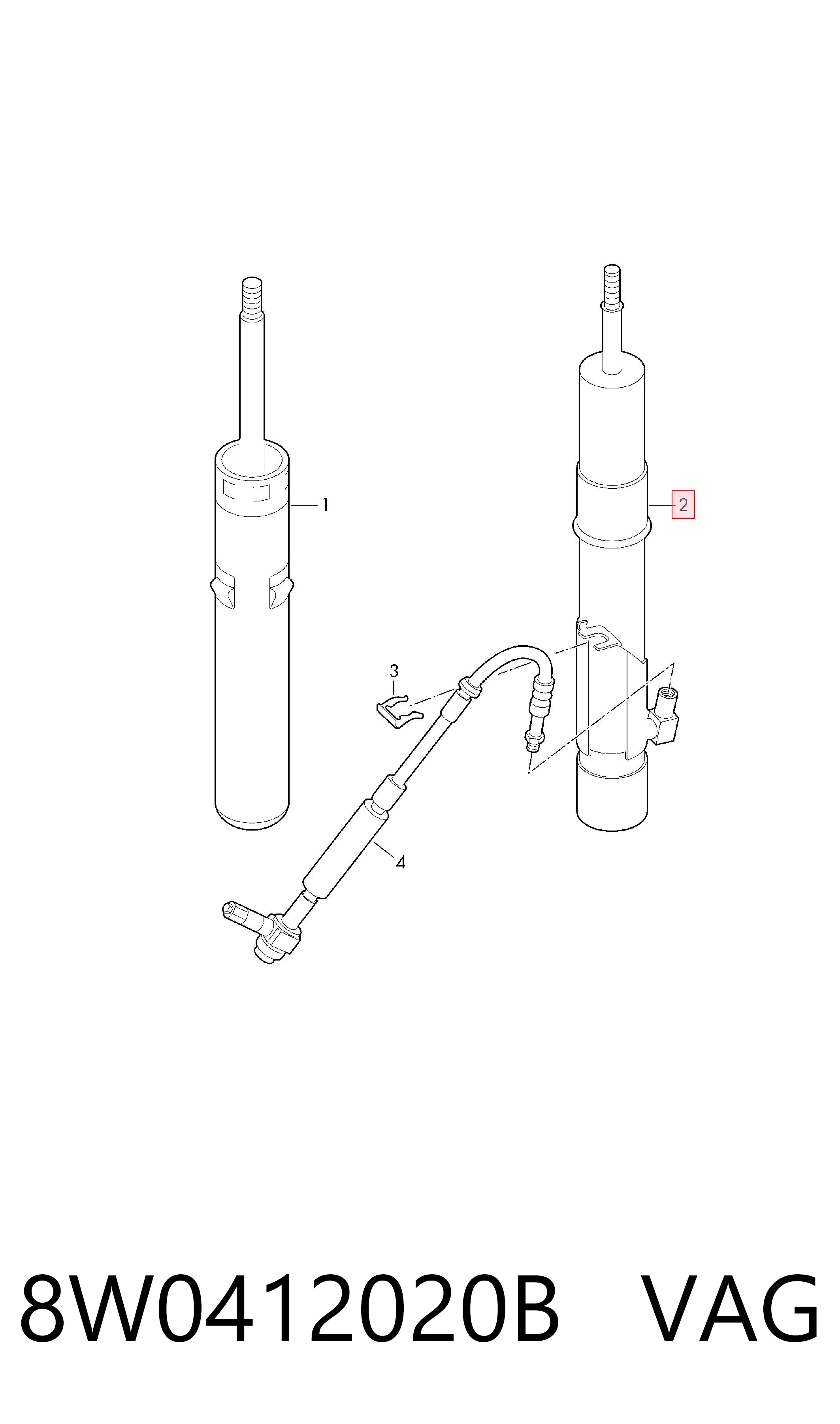8W0412020B VAG 