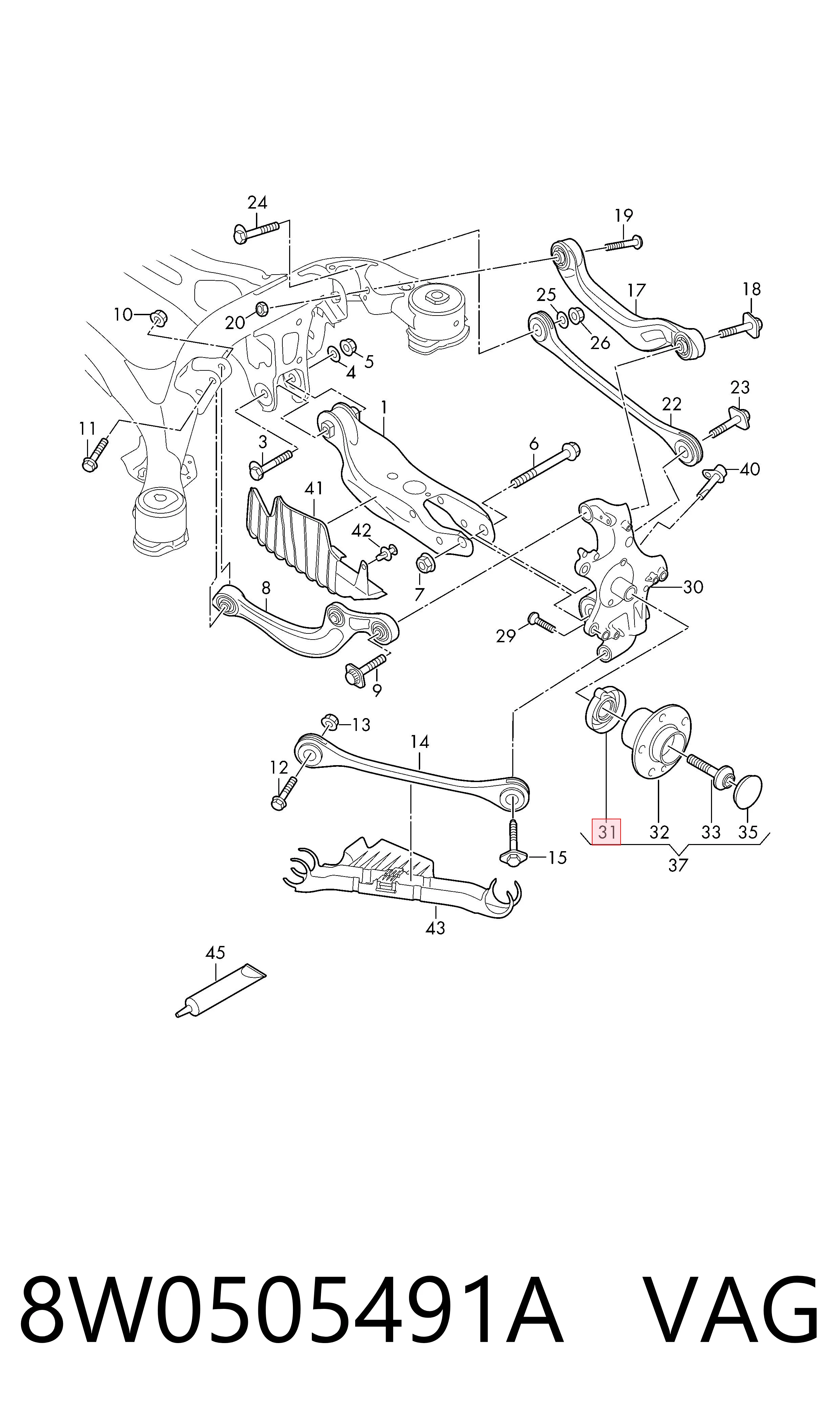 8W0505491A VAG 