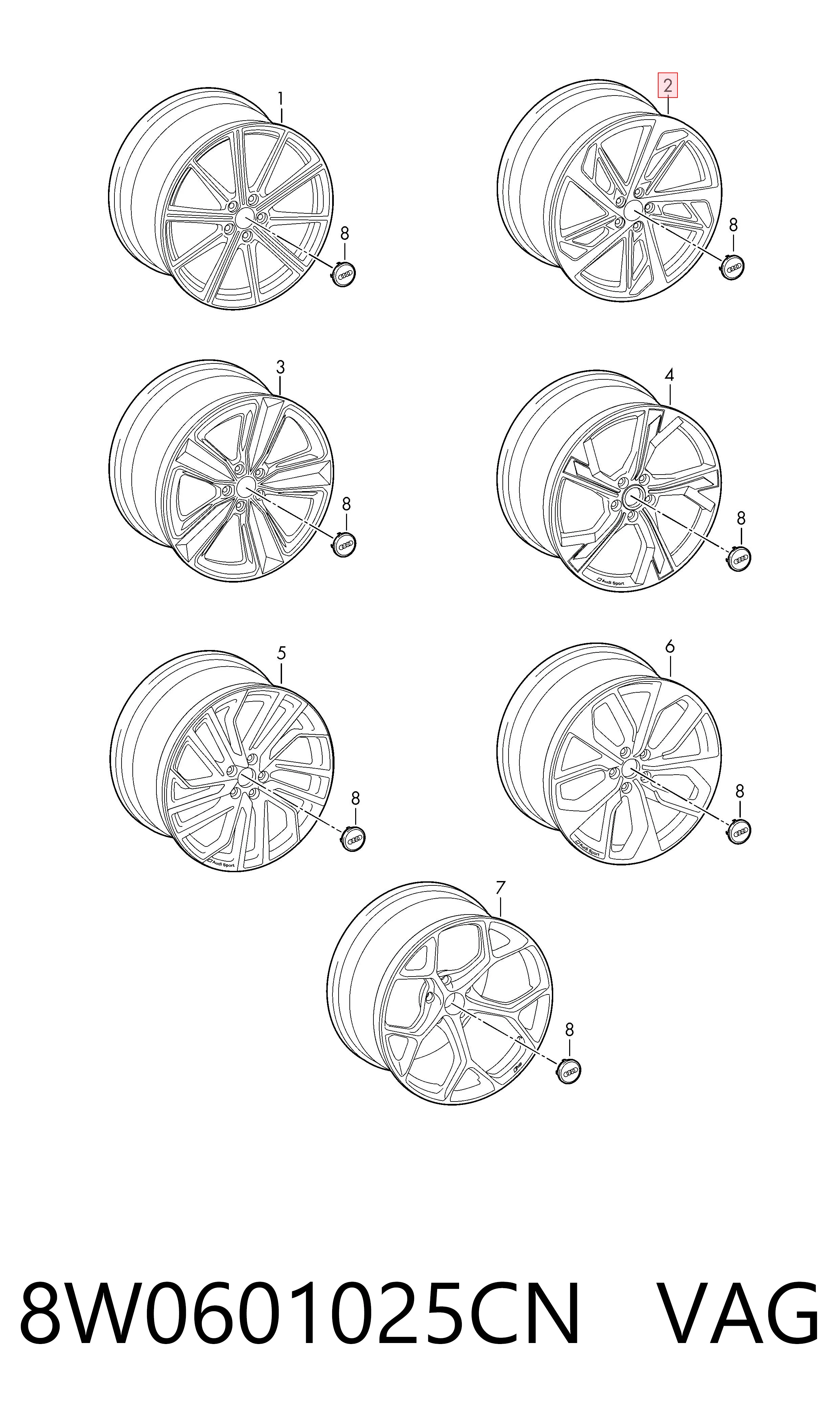 8W0601025CN VAG
