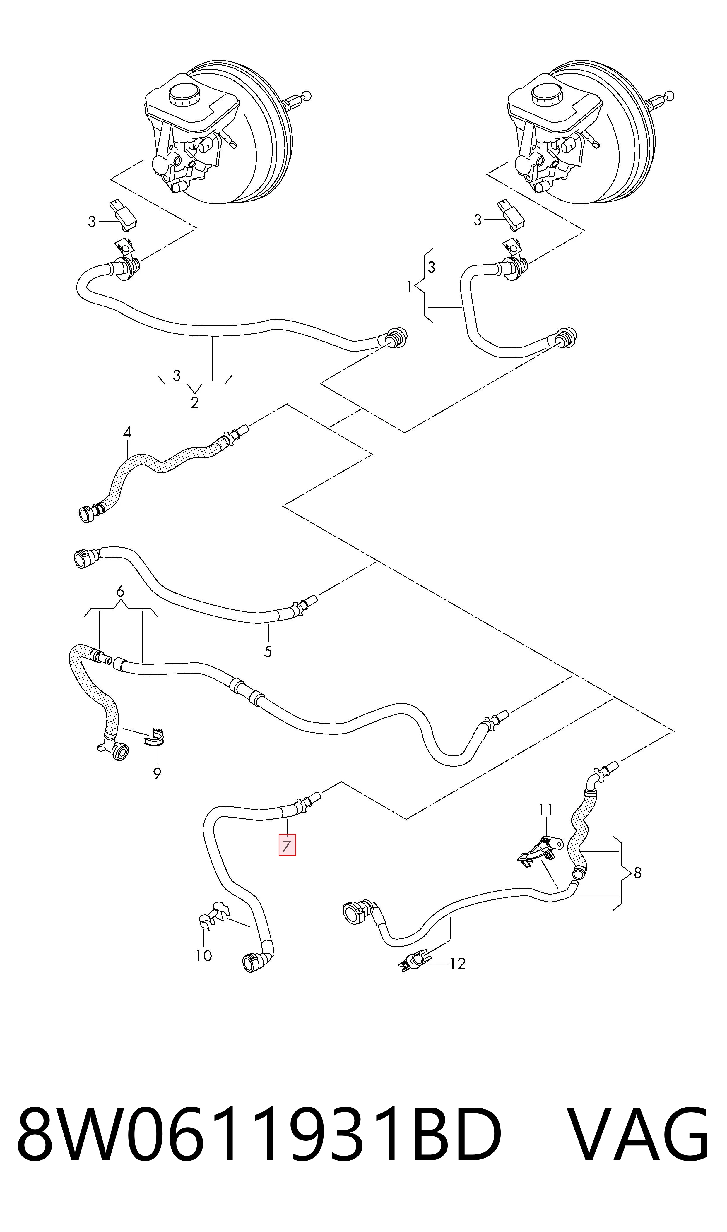 8W0611931BD VAG 