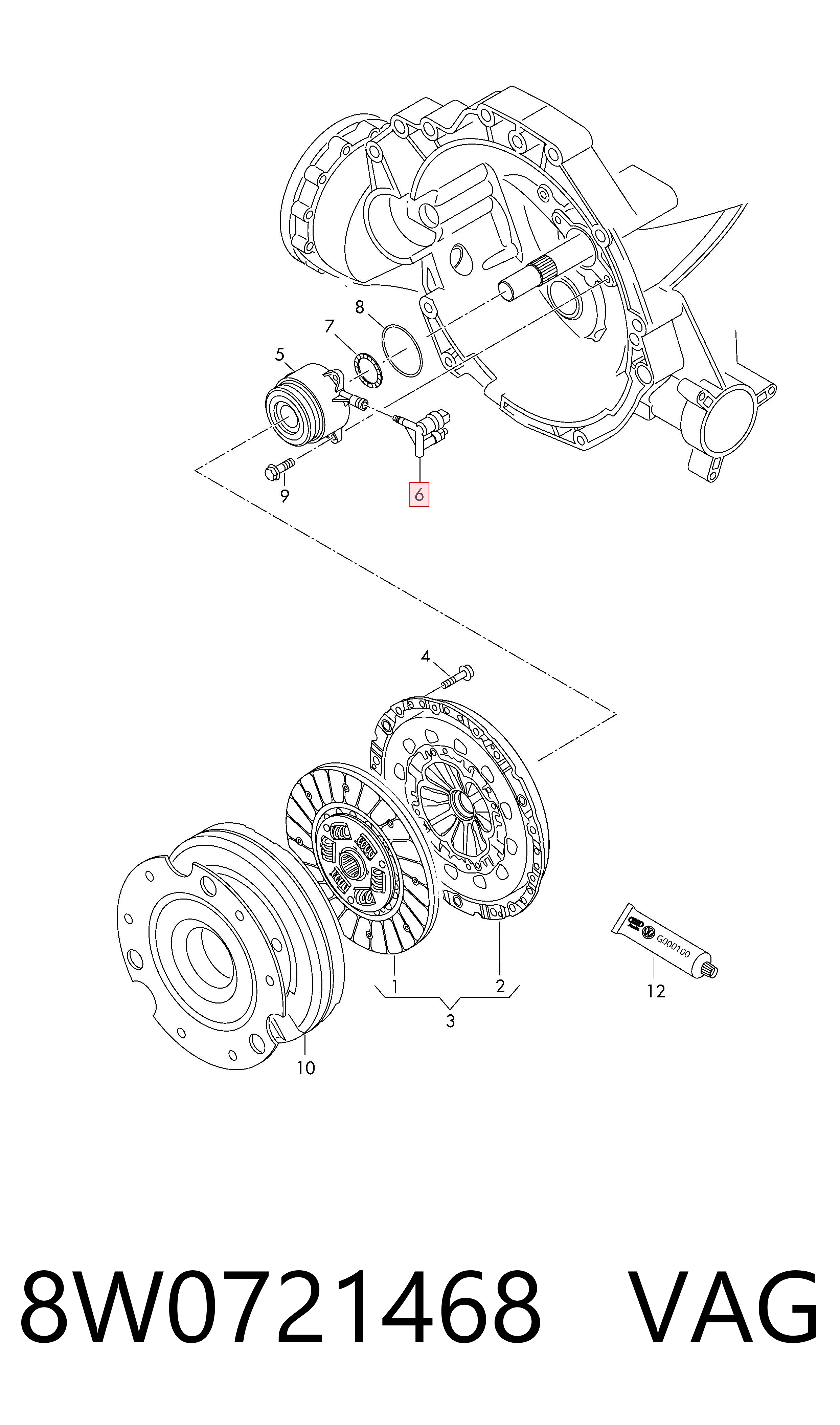 8W0721468 VAG 