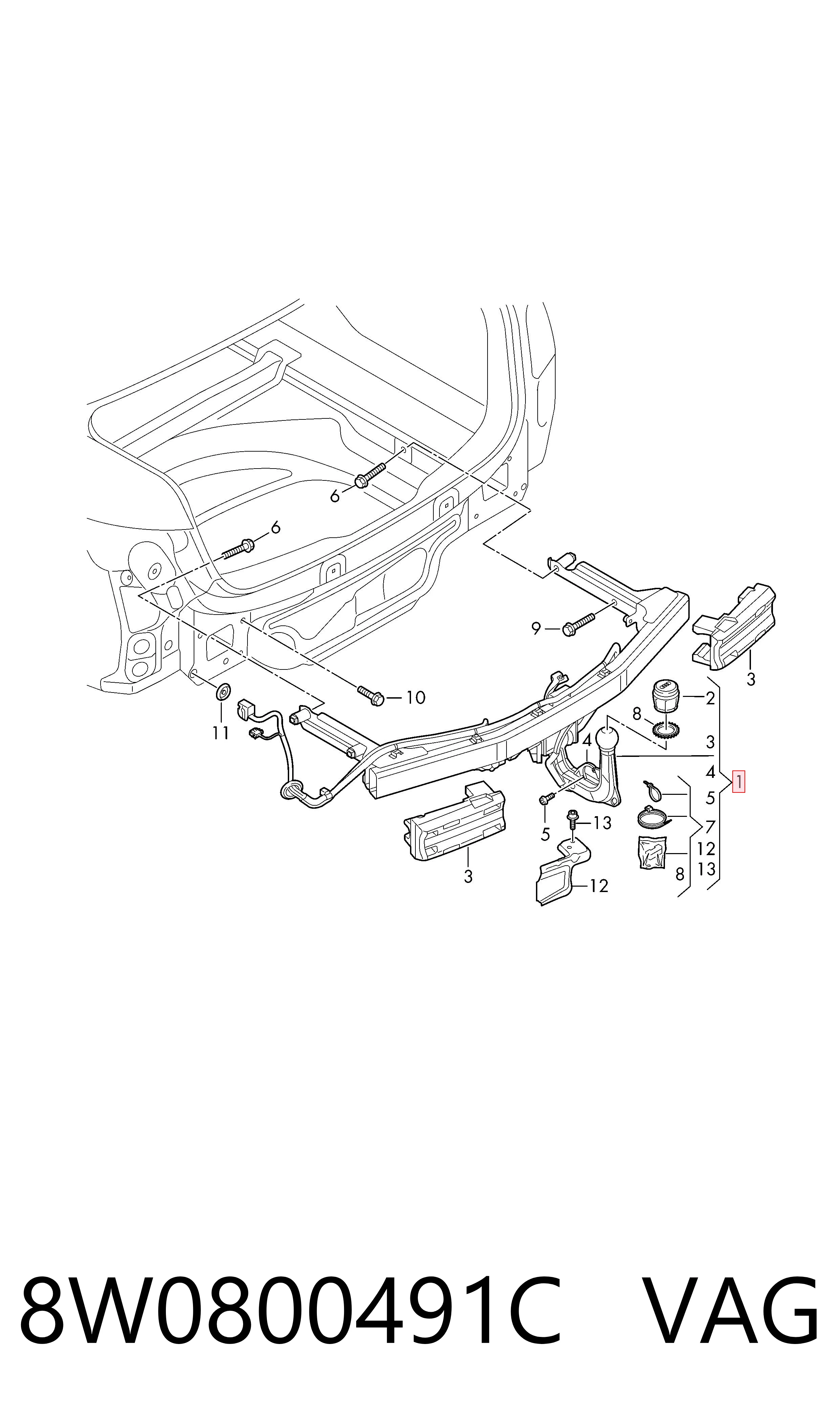 8W0800491C VAG